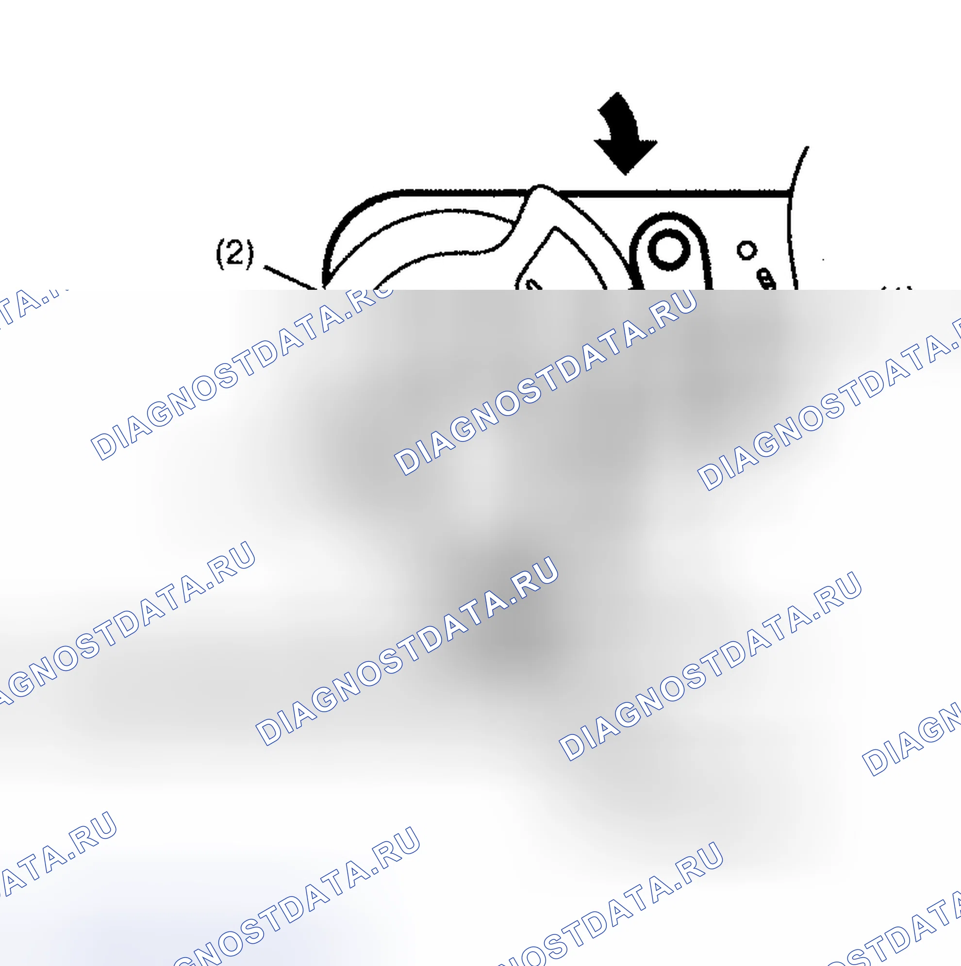 Рис. 15: ПРИ СКЛАДЫВАНИИ ВПЕРЕД. Subaru Impreza GH