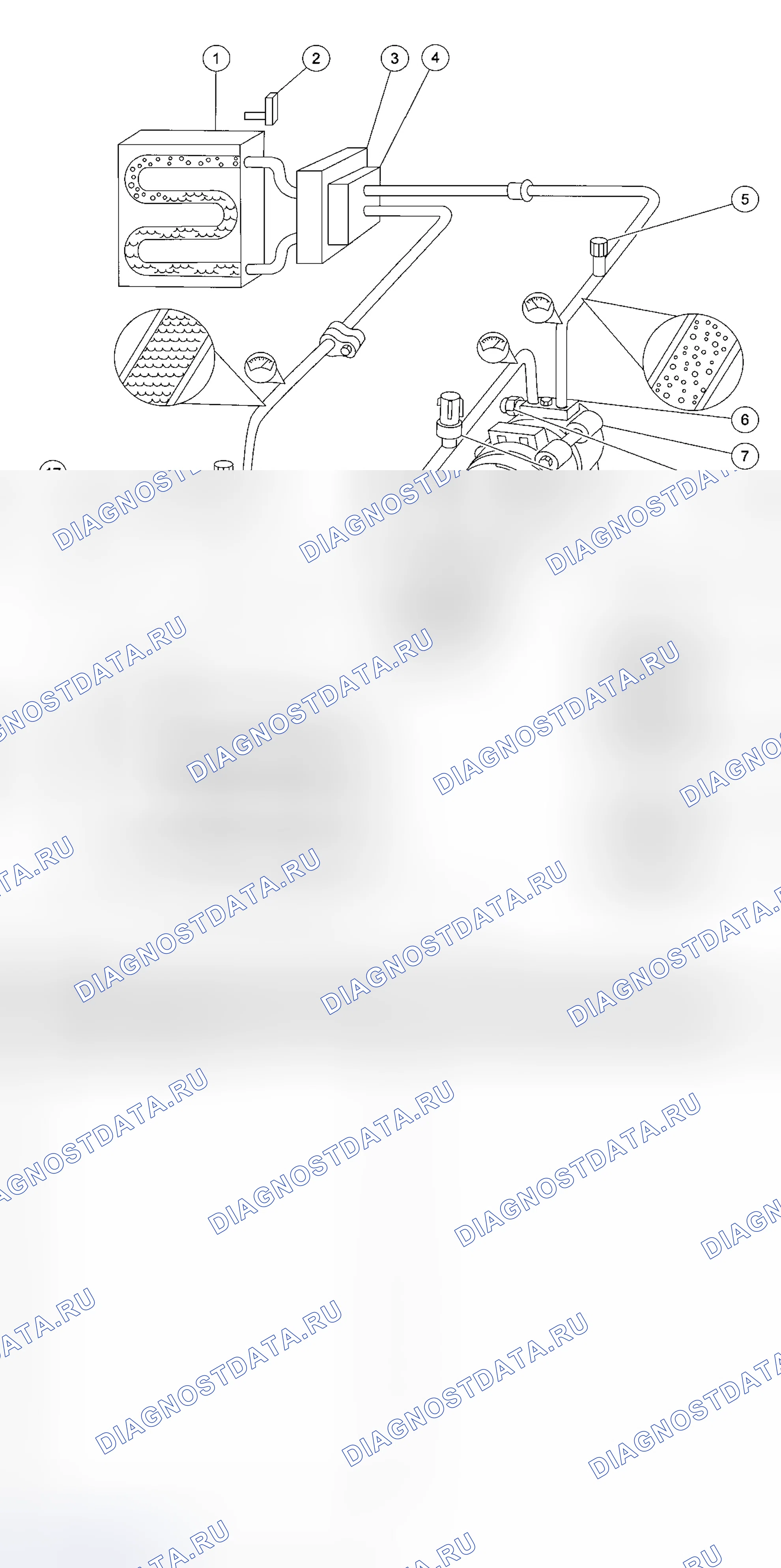 Рис. 73: Холодильный цикл. Hyundai Mistra II