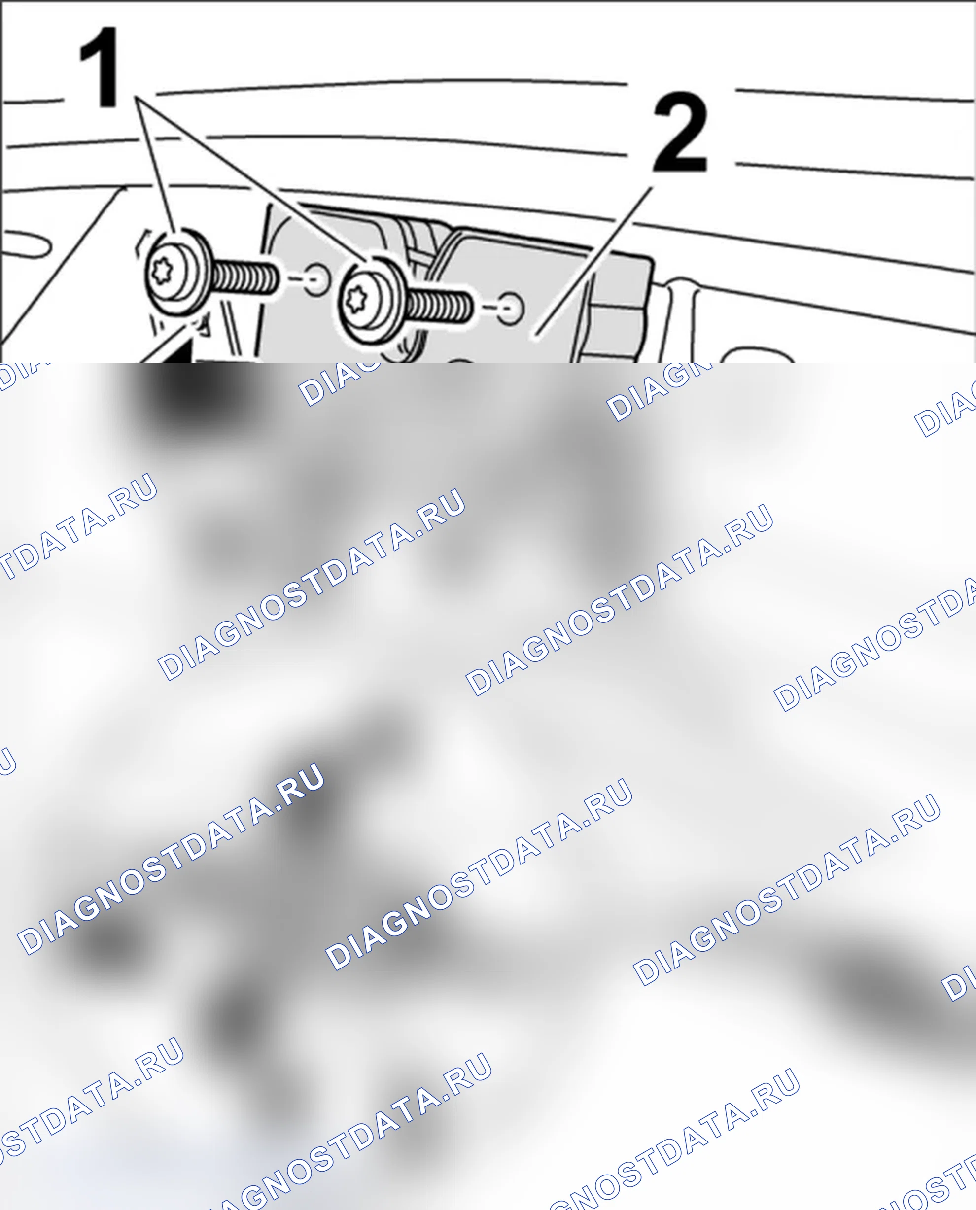 Рис. 346: Снятие нижней части заднего замка. Porsche Boxster S 987