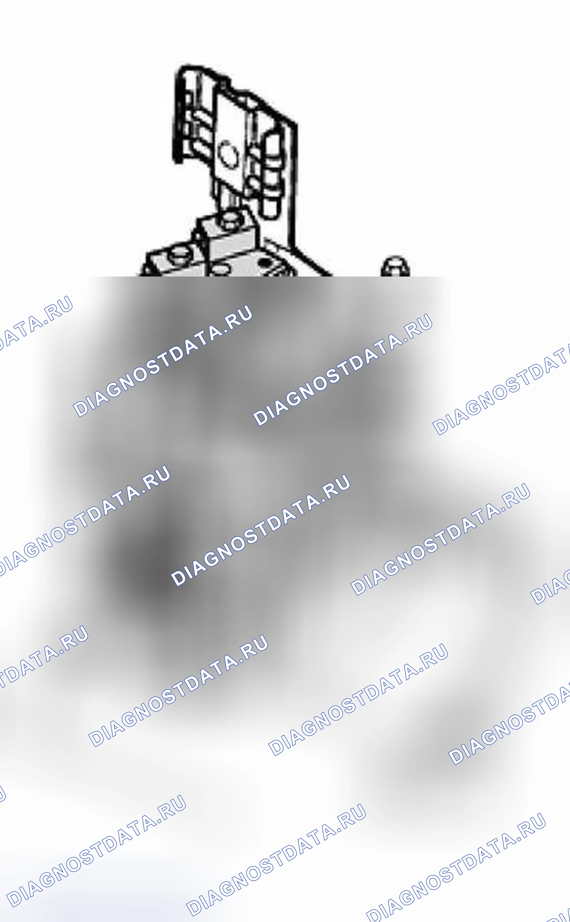 Рис. 488: Гидравлический насос для контроля тяги -V156- и датчик тормозного давления -G201. Audi A8 D2