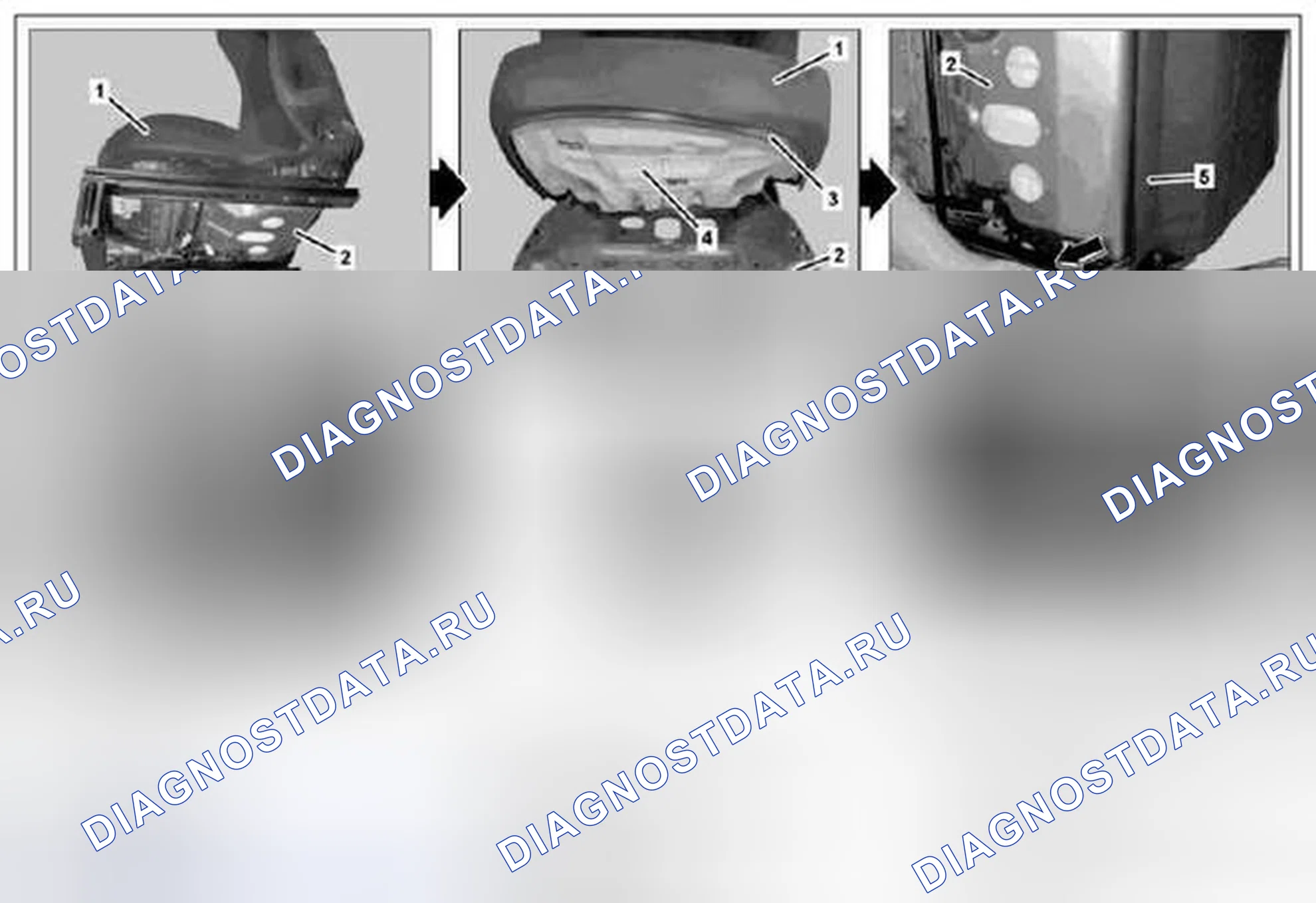 Рис. 133: Снять / установить крышку подушки сиденья - AR91.10-P-3312MCU. Kia Soul I