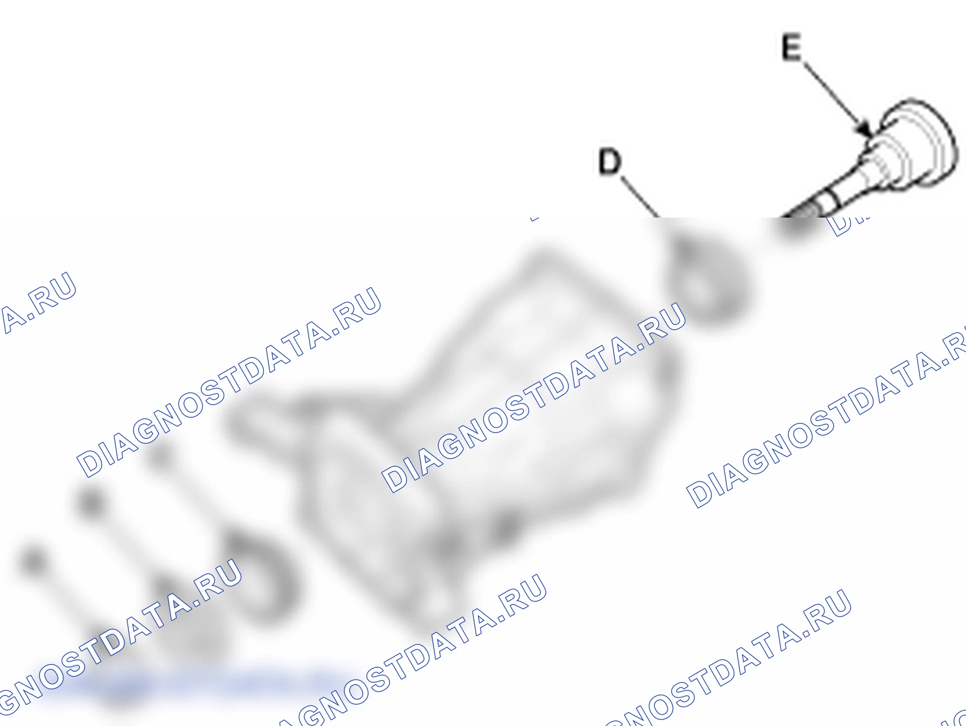 Сборка заднего держателя дифференциала. Hyundai ix35 EL