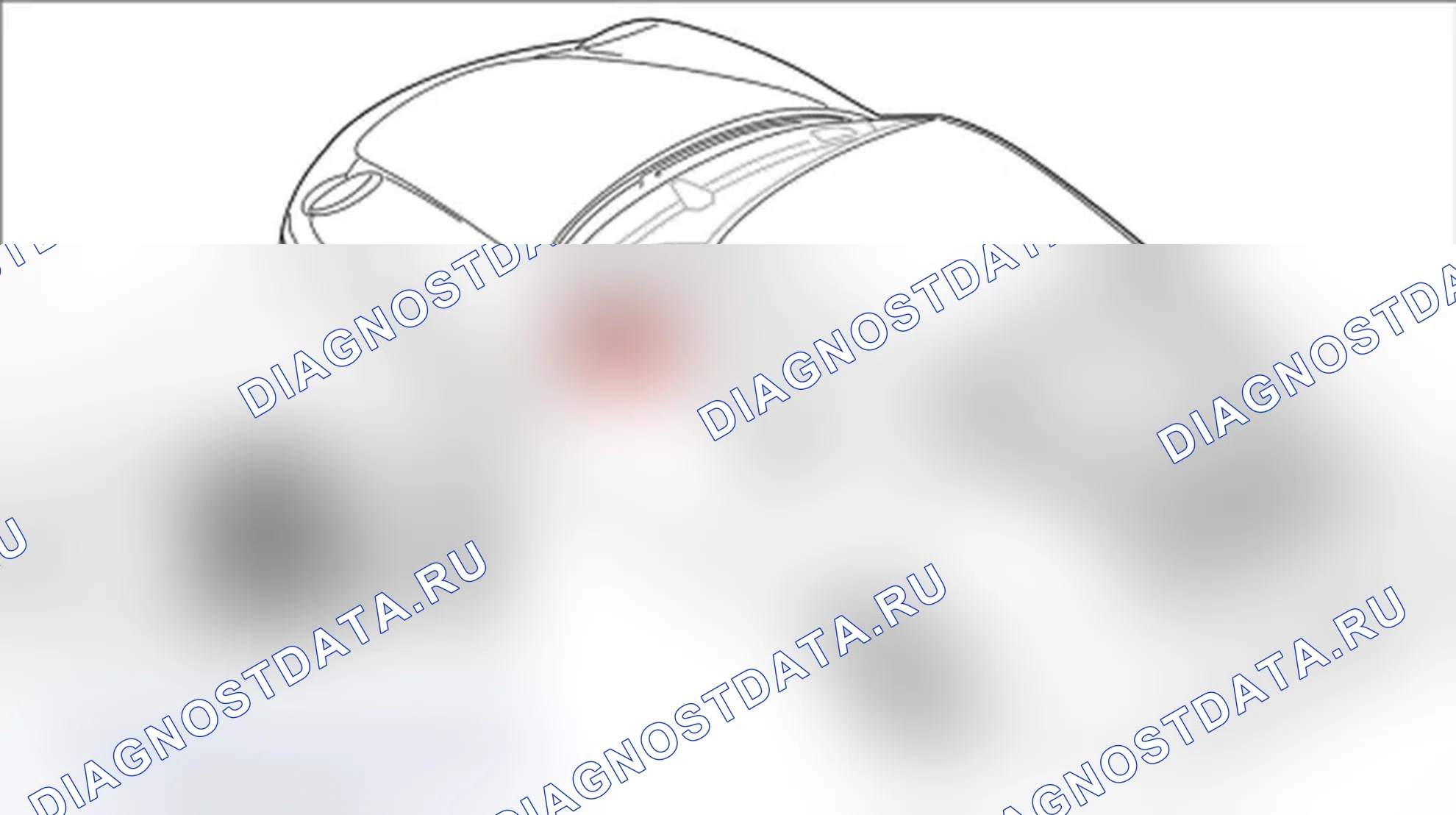 Рис. 155: Снятие двигателя регулировки зеркала. Porsche 911 GT3 997