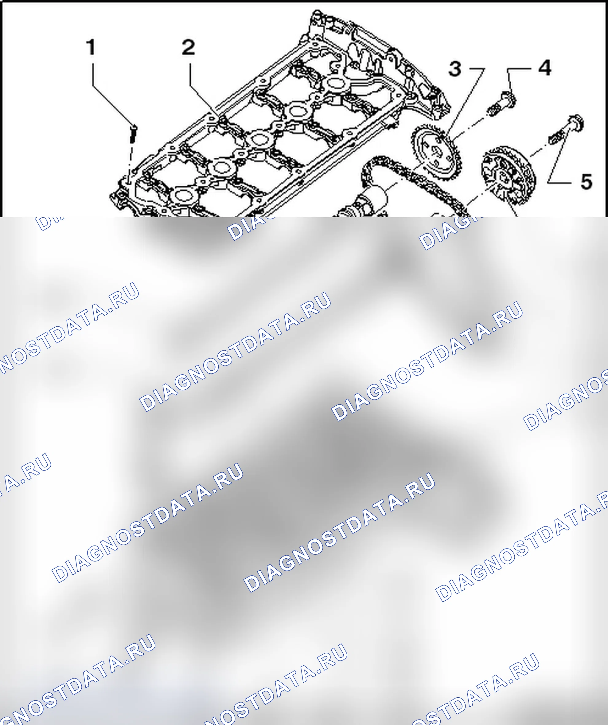 Рис. 9: ОБЗОР СБОРКИ VALVETRAIN. Volkswagen New Beetle A4 рестайлинг