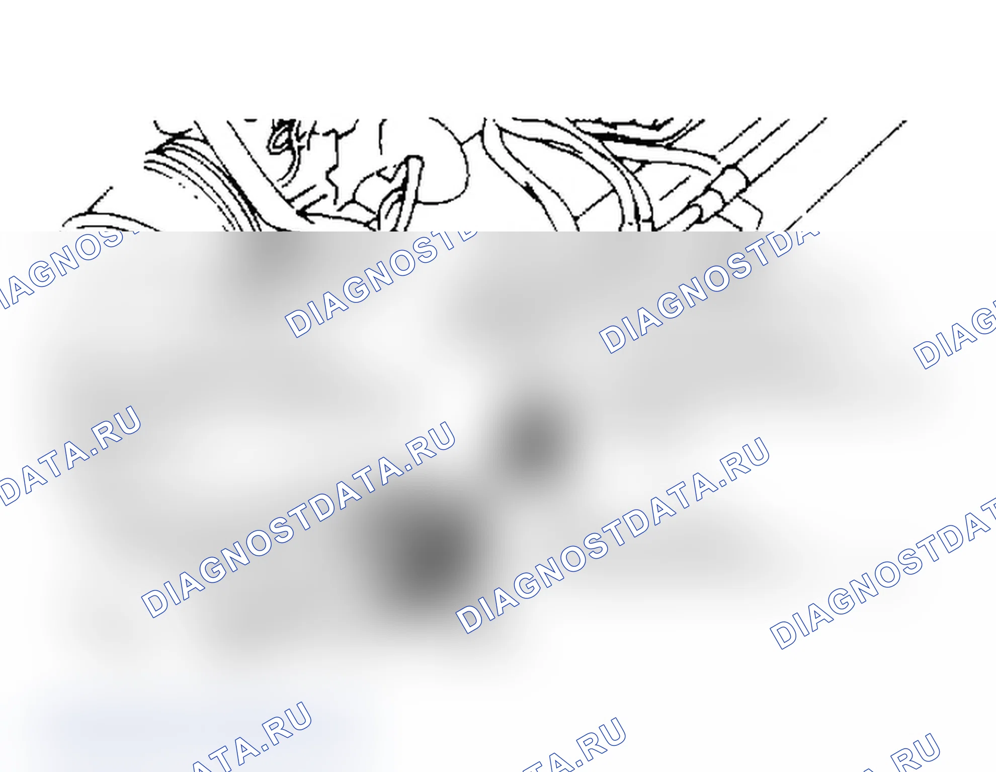 Рис. 8: Расположение компонентов (8 из 15). Mitsubishi Mirage III