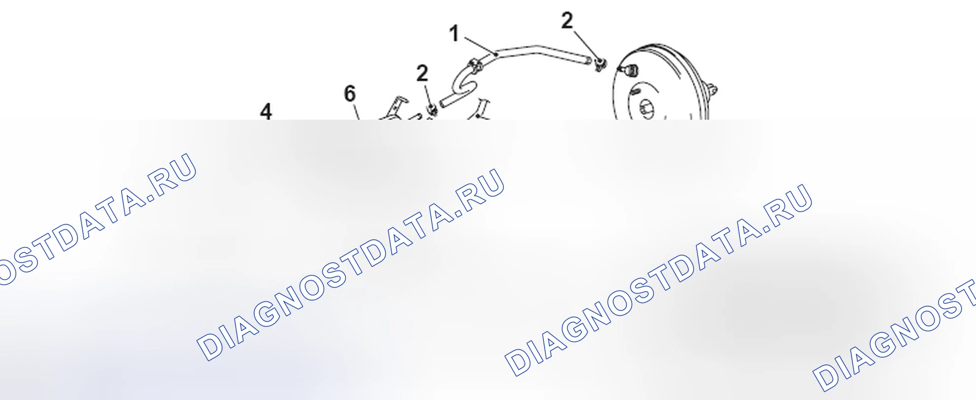 Рис. 84: ВАКУУМНЫЙ ШЛАНГ. Mitsubishi Lancer Ralliart X рестайлинг