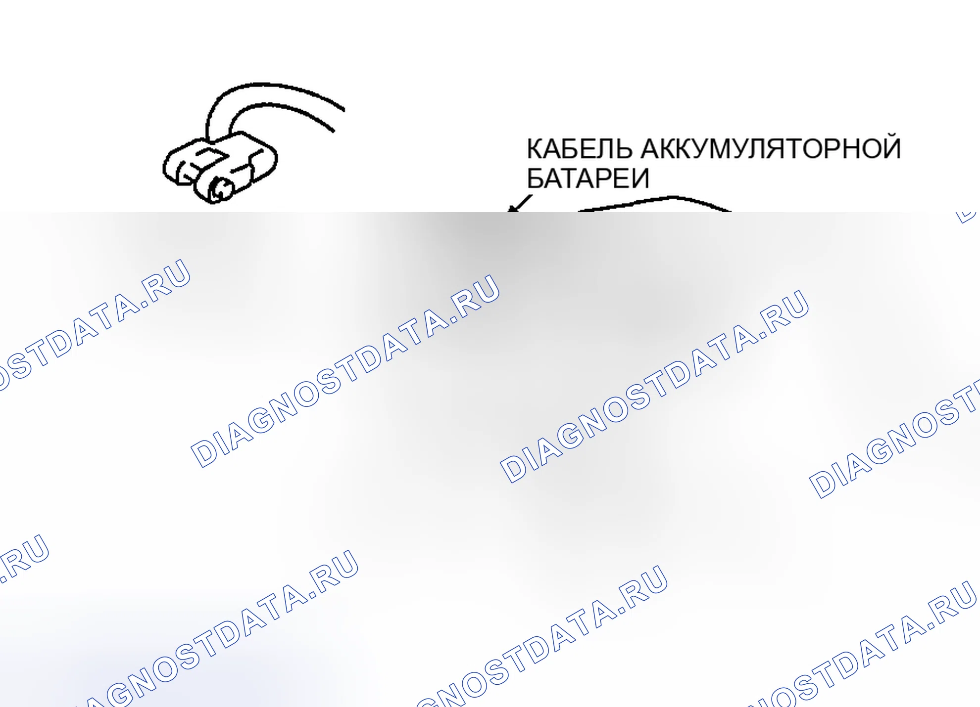 Рис. 16: Кабель аккумуляторной батареи. Honda CR-V III рестайлинг