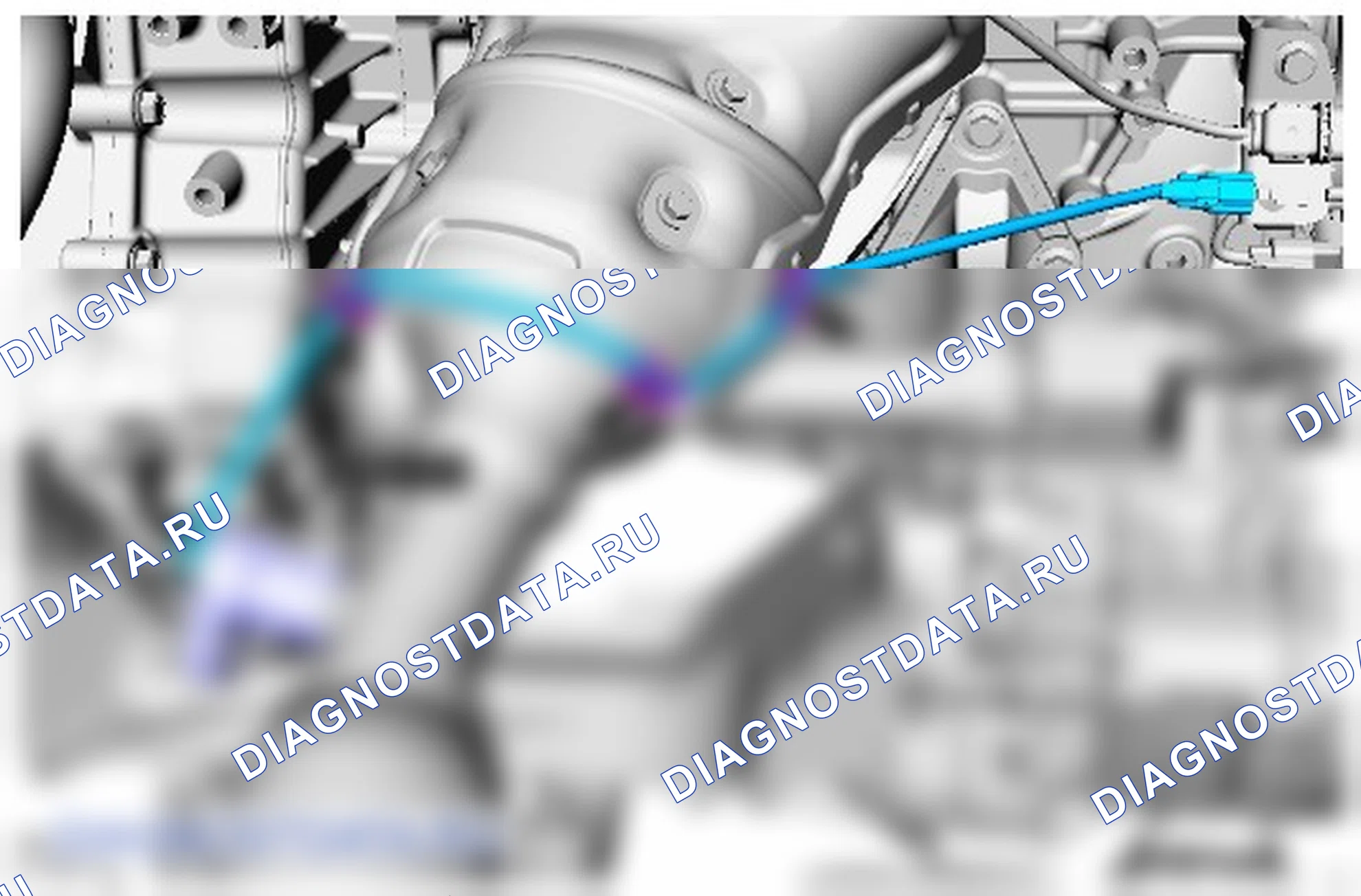 Как снять и установить датчик контроля состояния катализатора. Ford Mondeo V