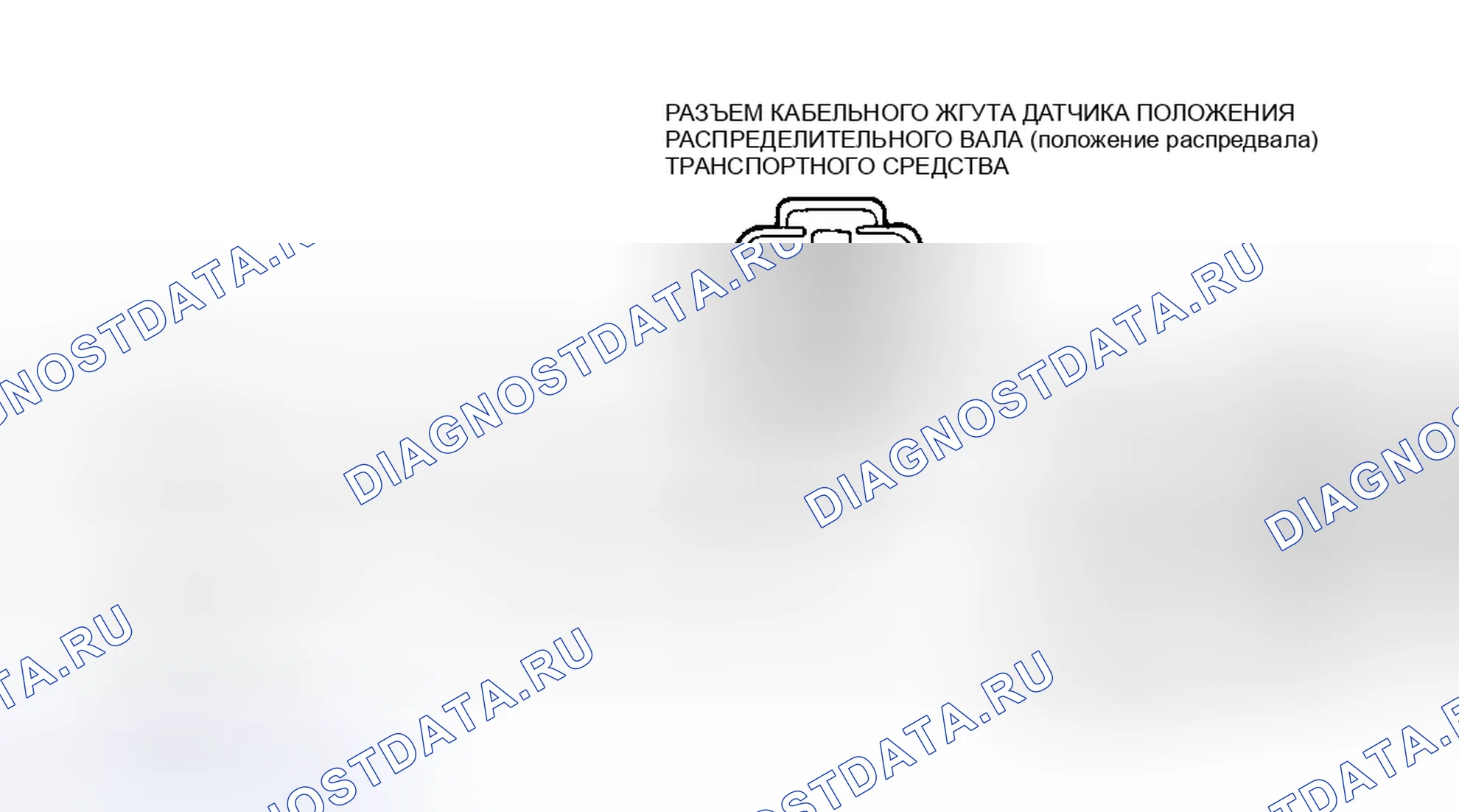 Рис. 7: Контакты цепей и разъемов блок управления зажиганием (зонд 2.0L МКПП). Mazda 121 II