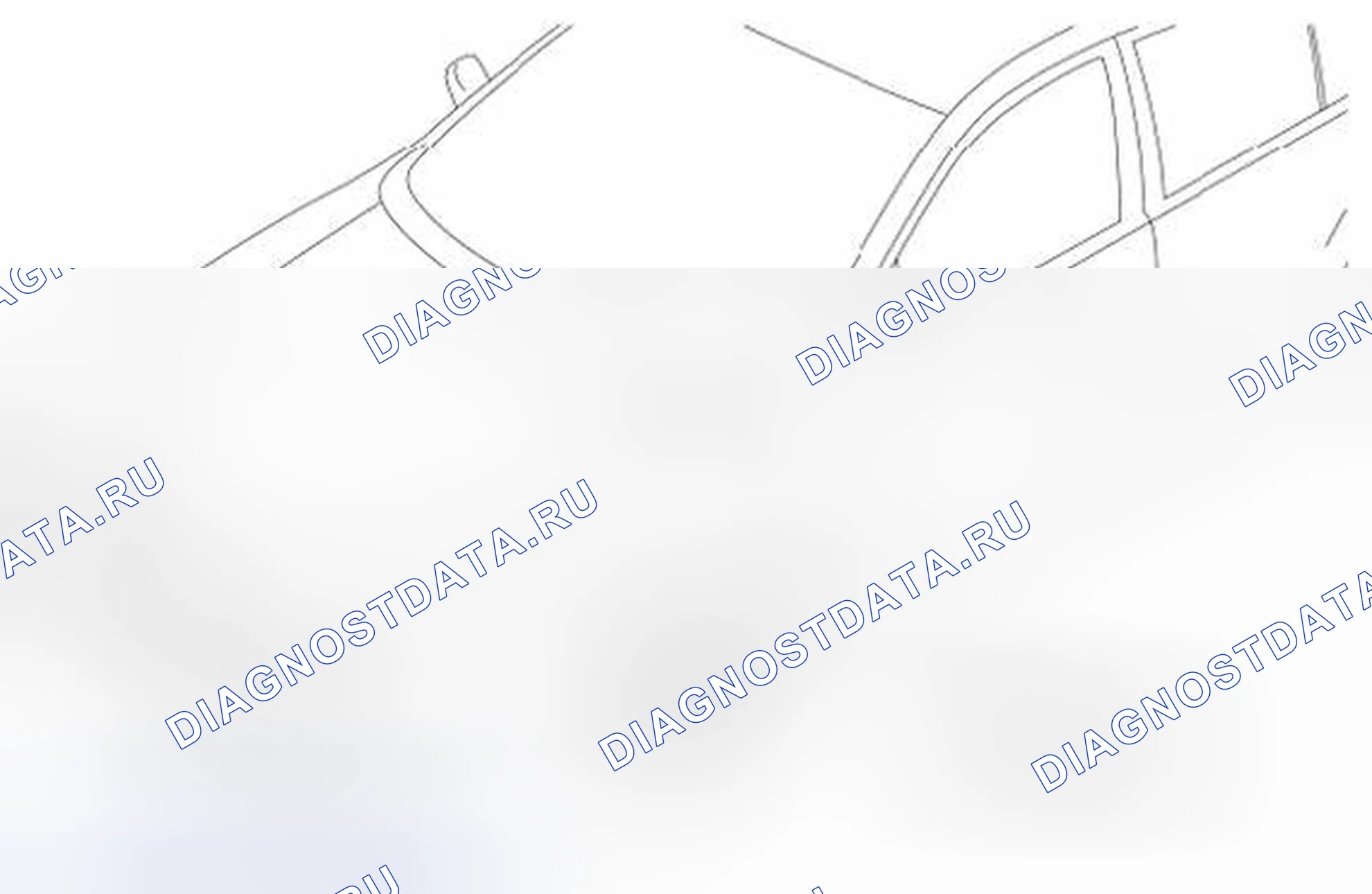 Рис. 1: Указатель идентификационного номера транспортного средства (VIN). Hyundai Lafesta I