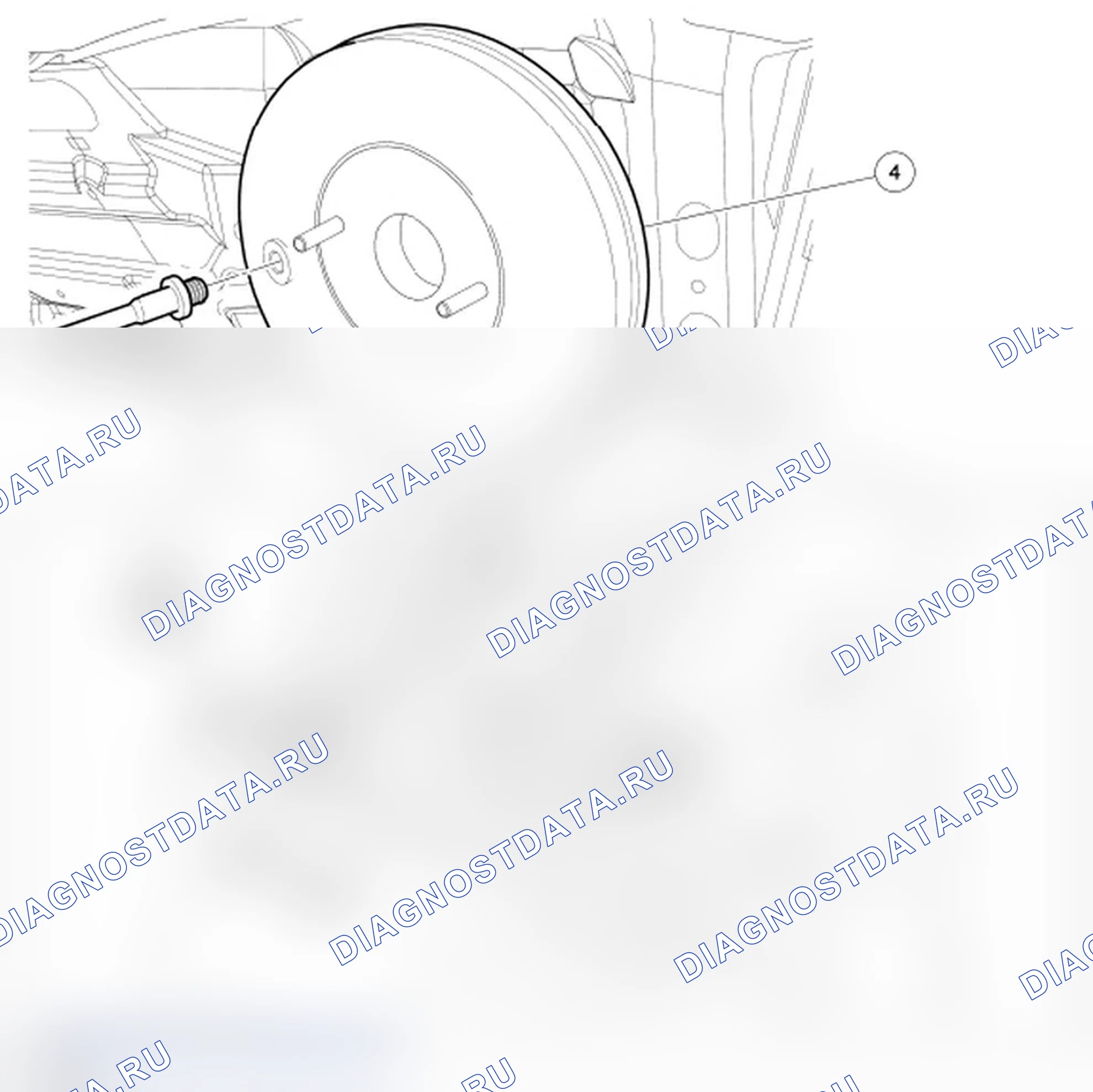Рис. 17: Усилитель тормозов. Ford Transit Connect I рестайлинг