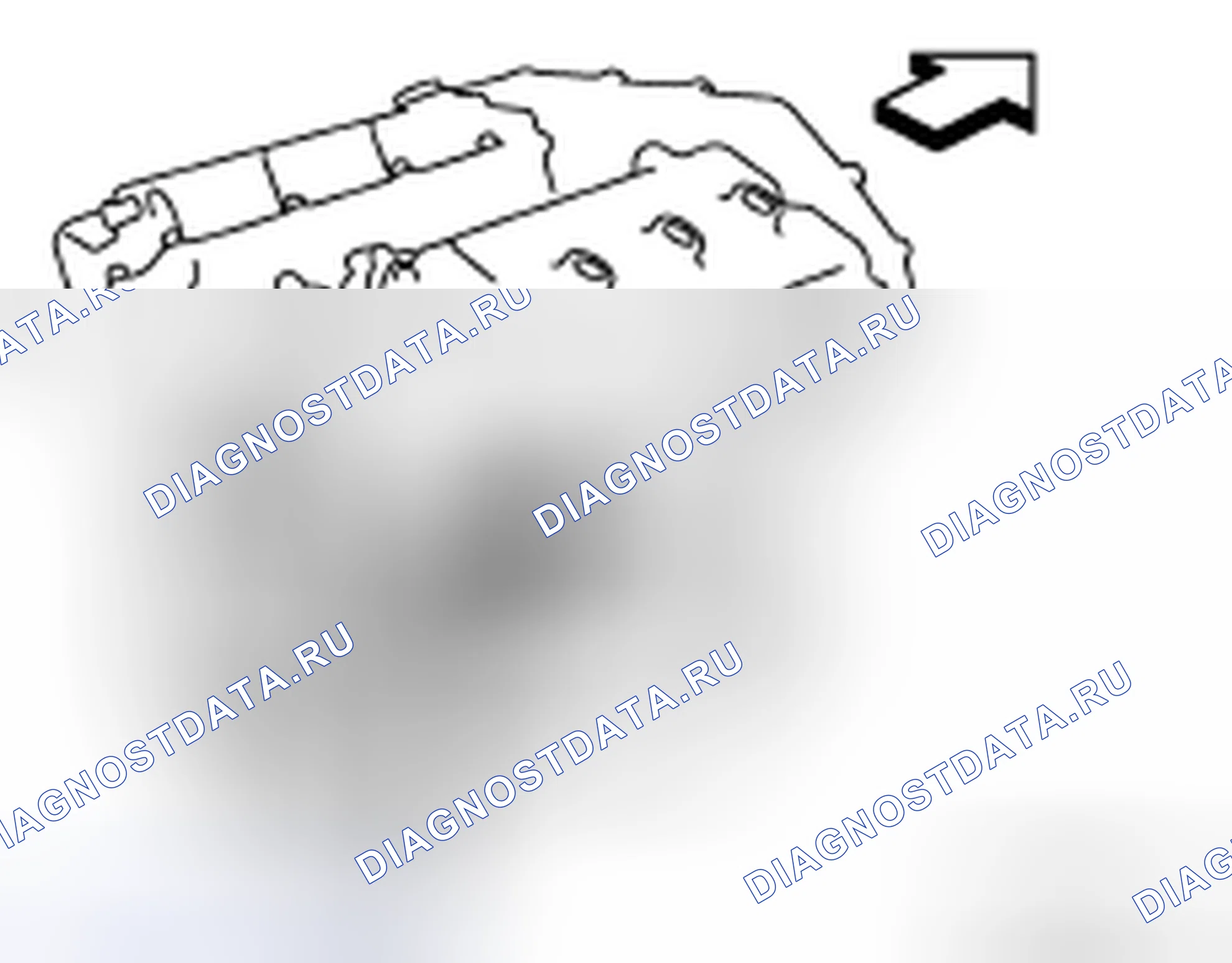 Рис. 28: Серийный номер двигателя. Honda MDX I