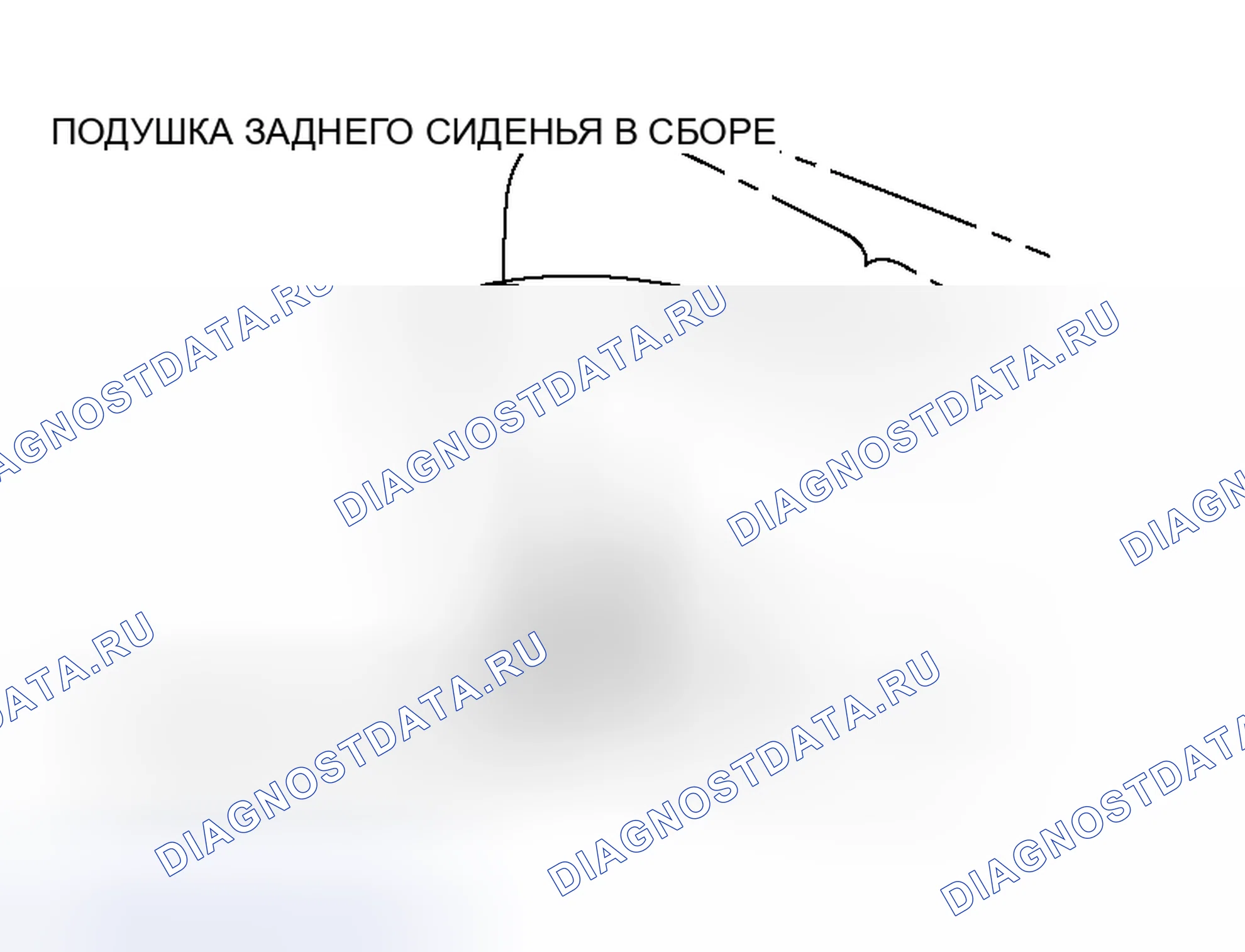 Рис. 28: >> C <<УСТАНОВКА ПОДУШКИ ЗАДНЕГО СИДЕНЬЯ В СБОРЕ. Mitsubishi Lancer Evolution IX