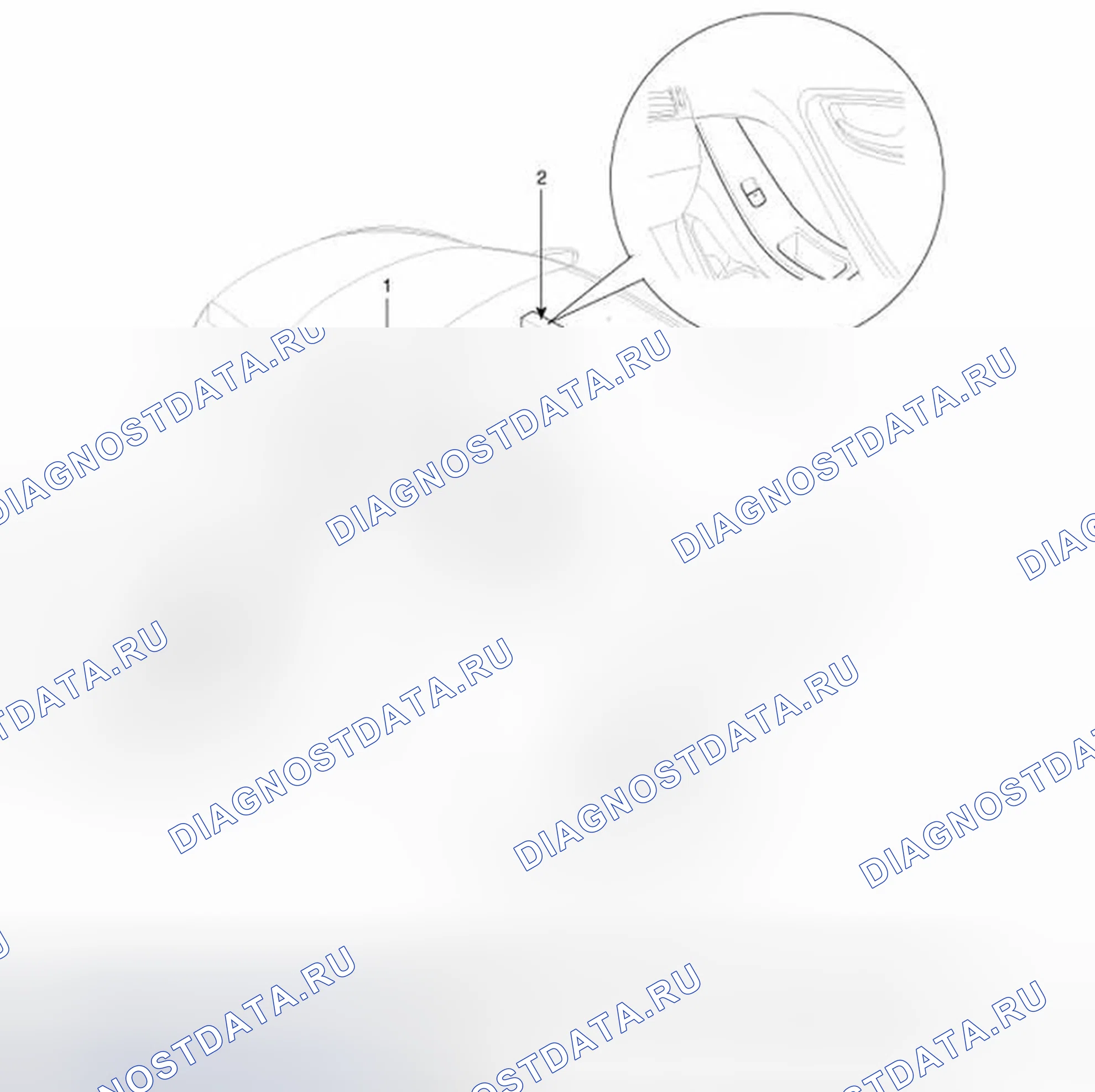 Рис. 1: Расположение компонентов. Hyundai Elantra V