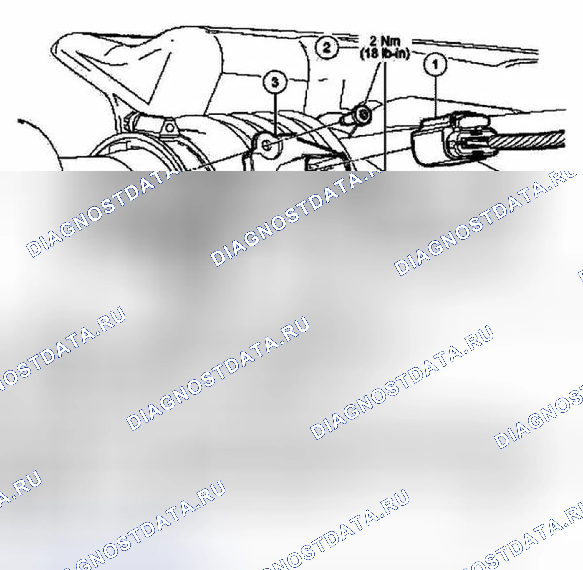 Рис. 57: Датчик массового расхода воздуха (массовый расход воздуха). Hyundai ix25 II