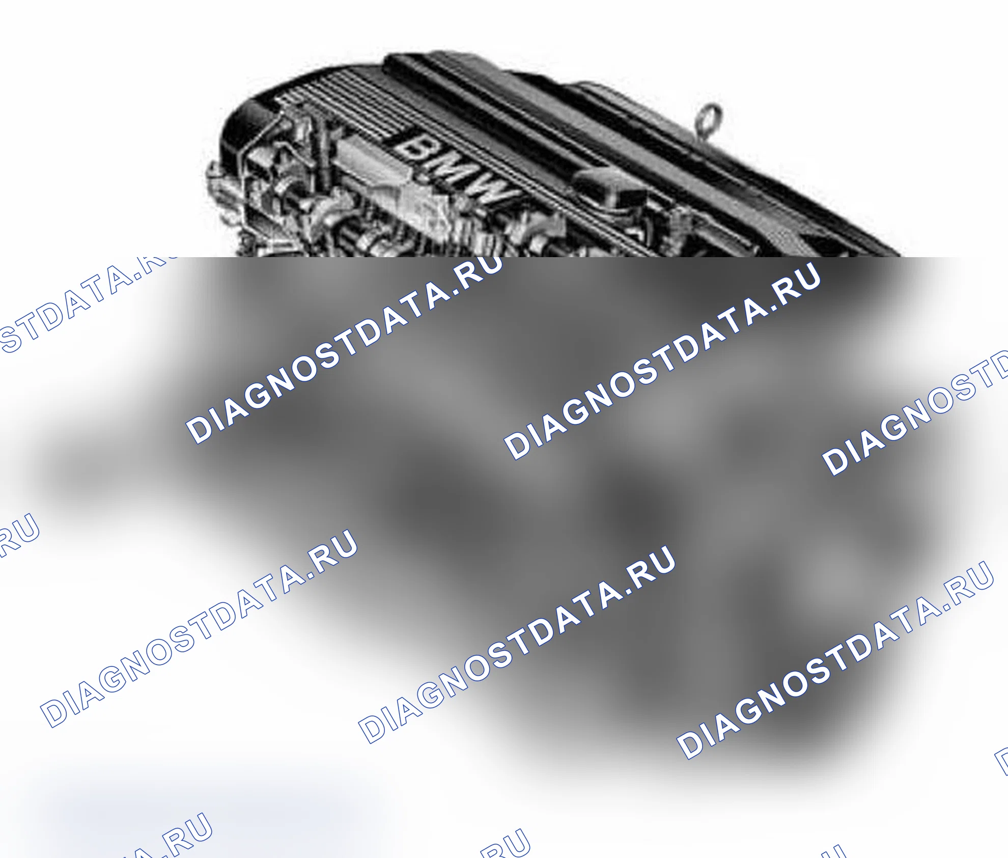 Рис. 462: Обзор механической части двигателя. BMW M3 E46