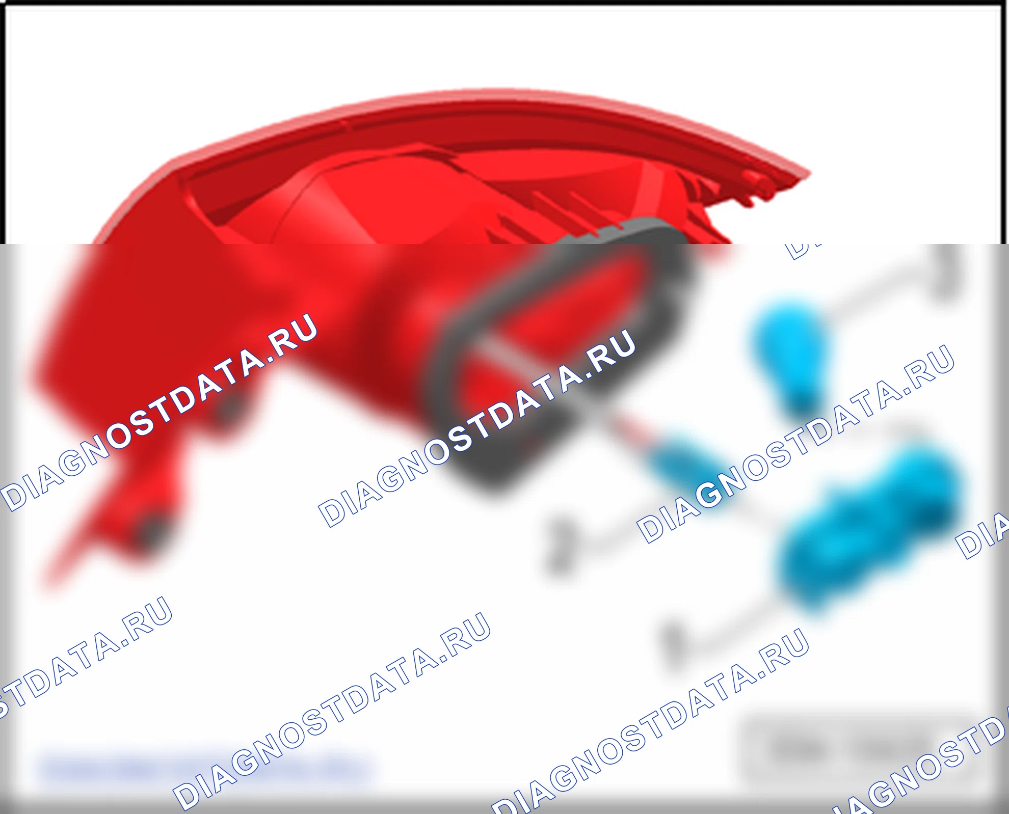 Задний фонарь со светодиодным модулем. SEAT Leon Ii