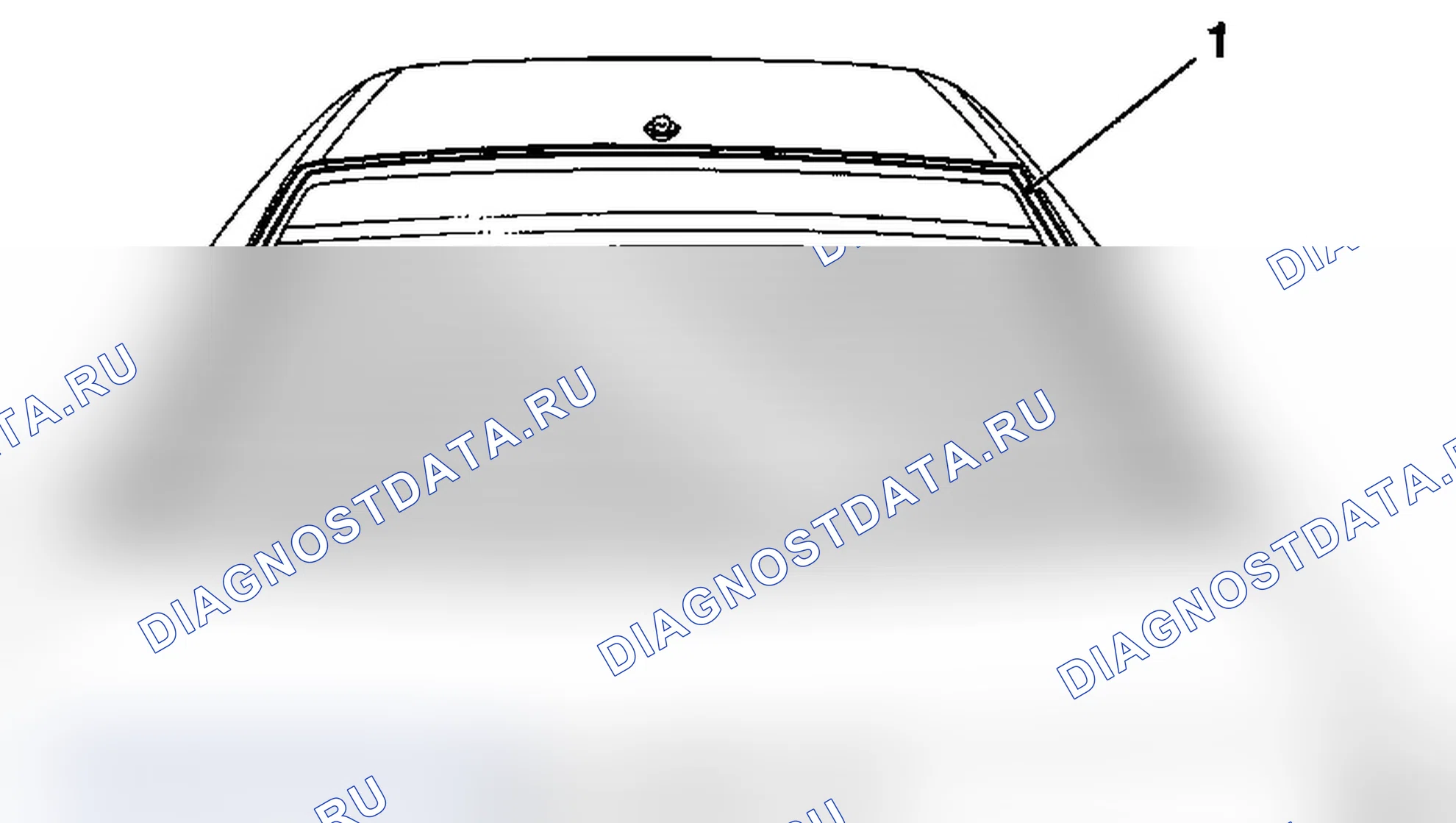 Заднее стекло (Astra Coupe). Opel Astra G