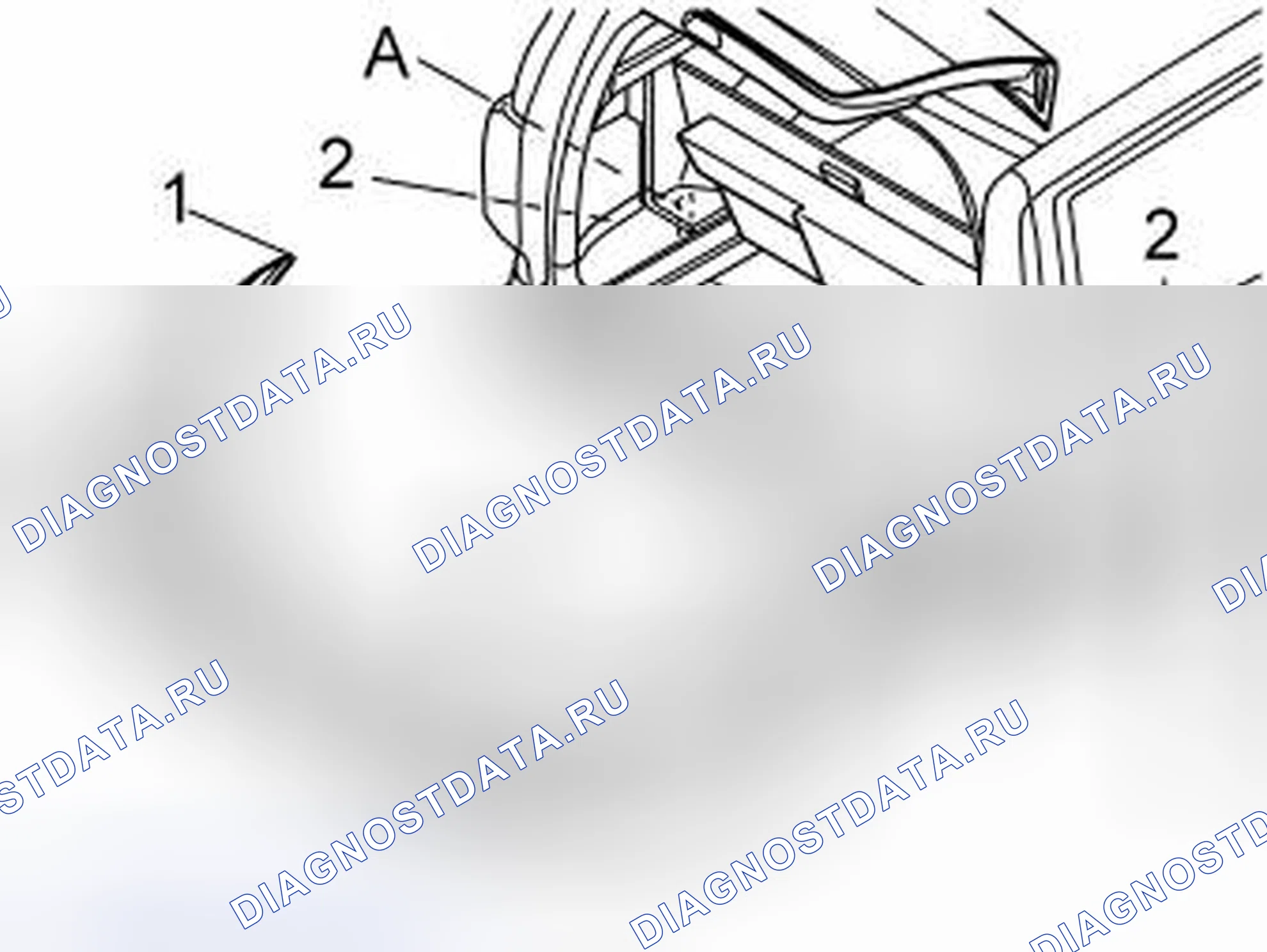 Рис. 129: Переустановка бампера. Volvo XC70 I рестайлинг