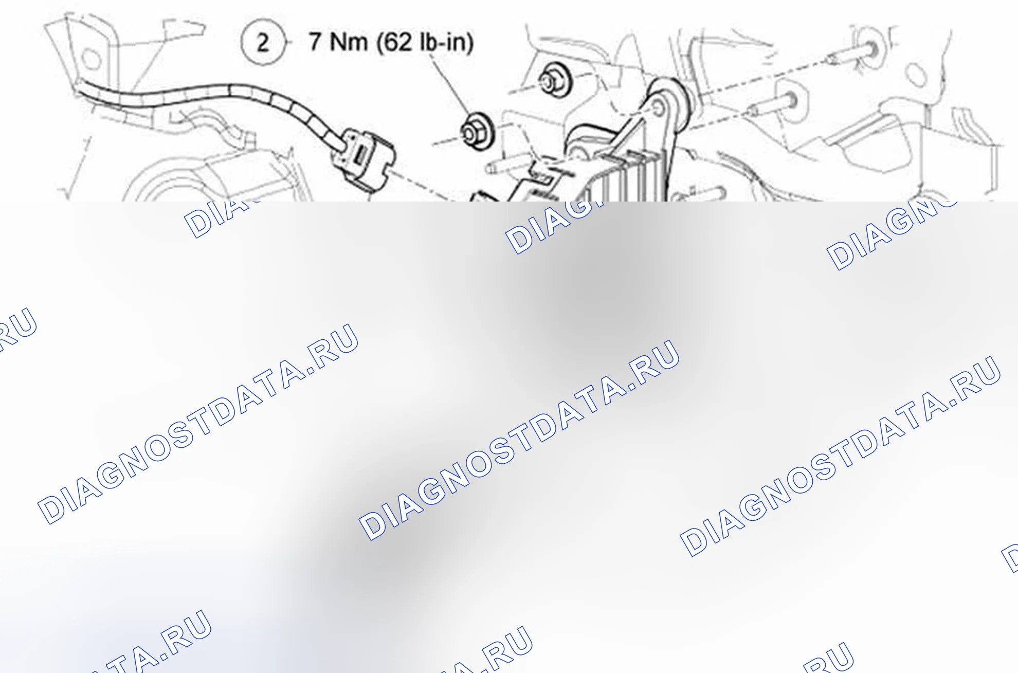 Рис. 1: Педаль акселератора. Ford Edge I рестайлинг