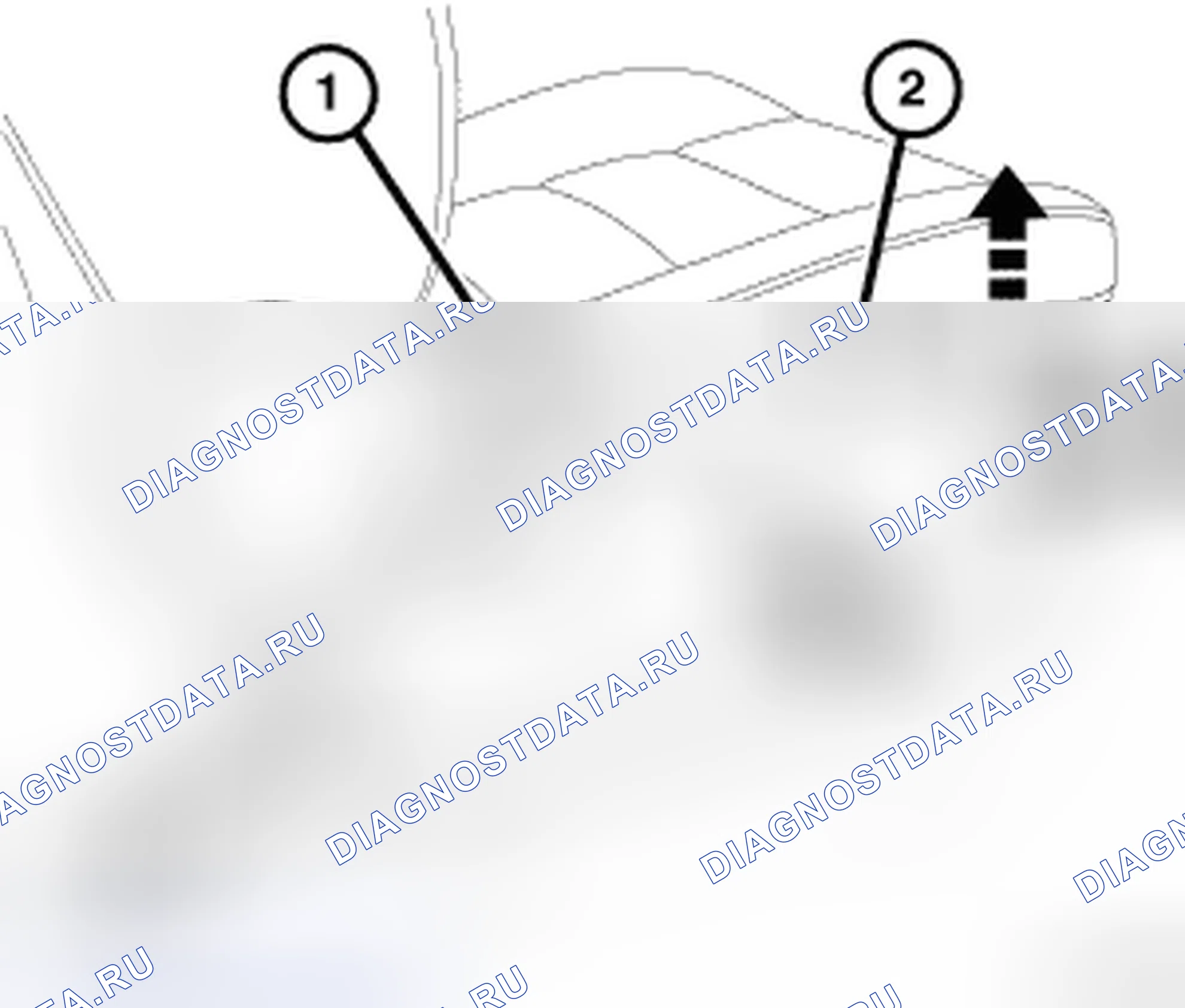Рис. 430: ВНУТРЕННЯЯ СТОРОНА. Chrysler Town & Country V