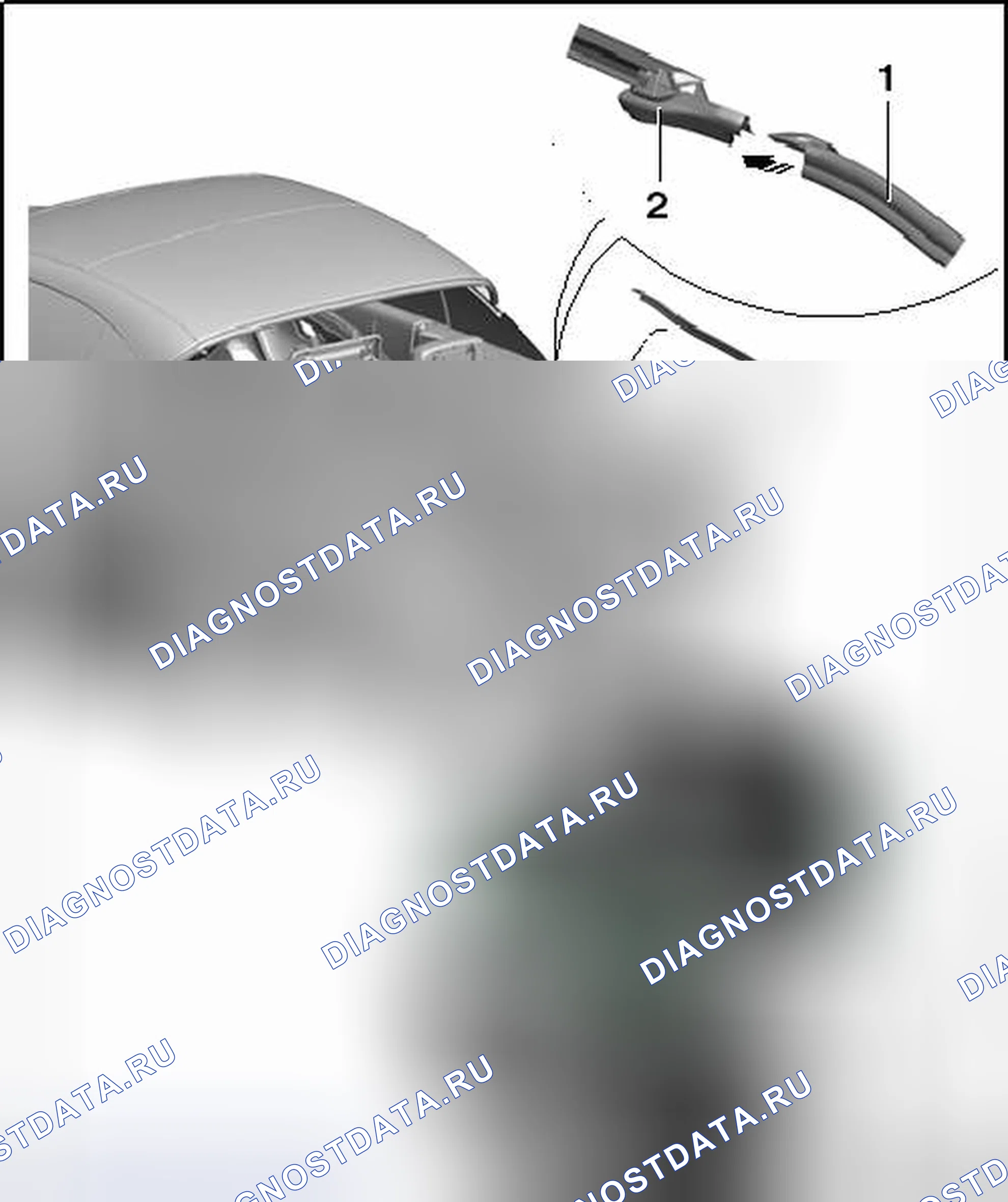 Рис. 45: УПЛОТНЕНИЕ ЗАДНЕЙ КРЫШКИ. Volkswagen Eos I