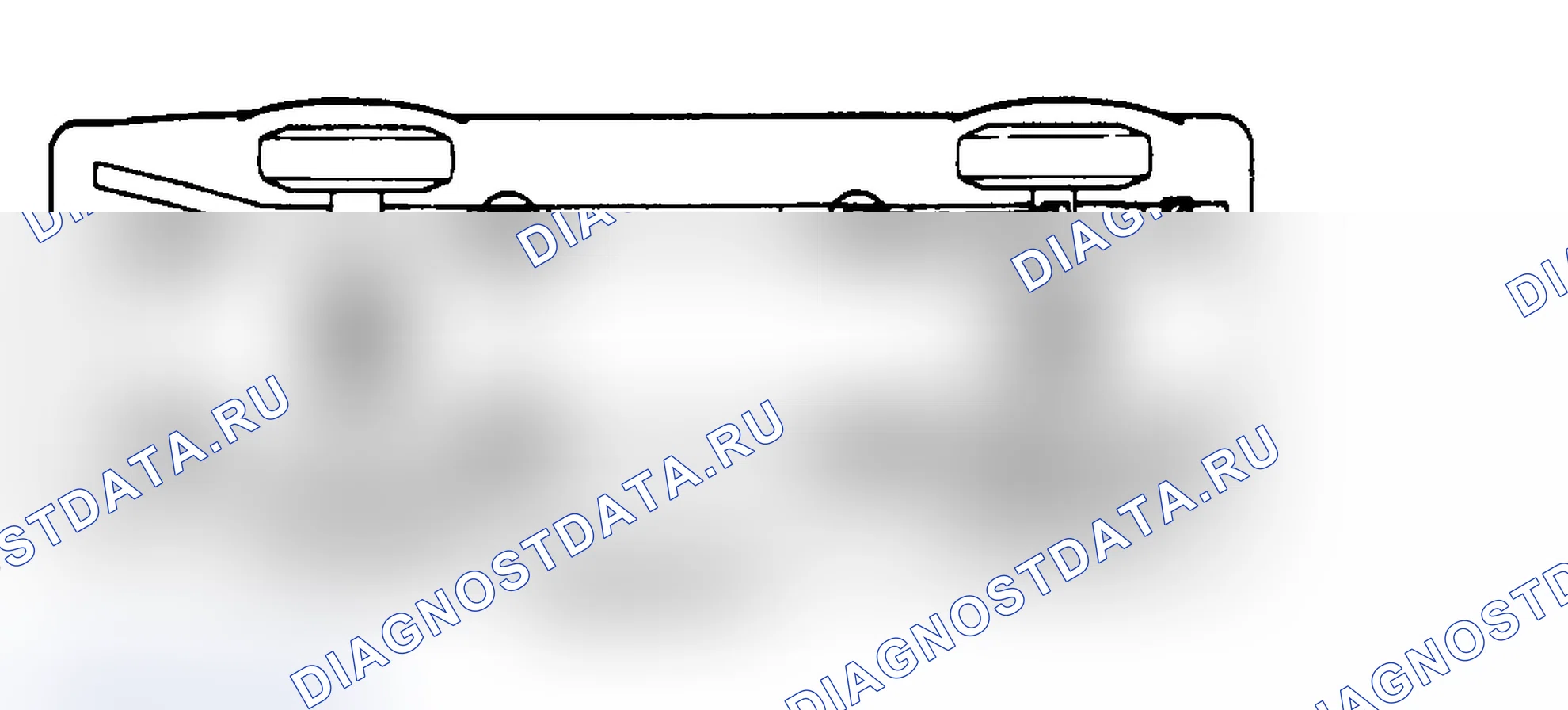 Рис. 9: Такелажные узлы (фургон). Toyota Camry V10