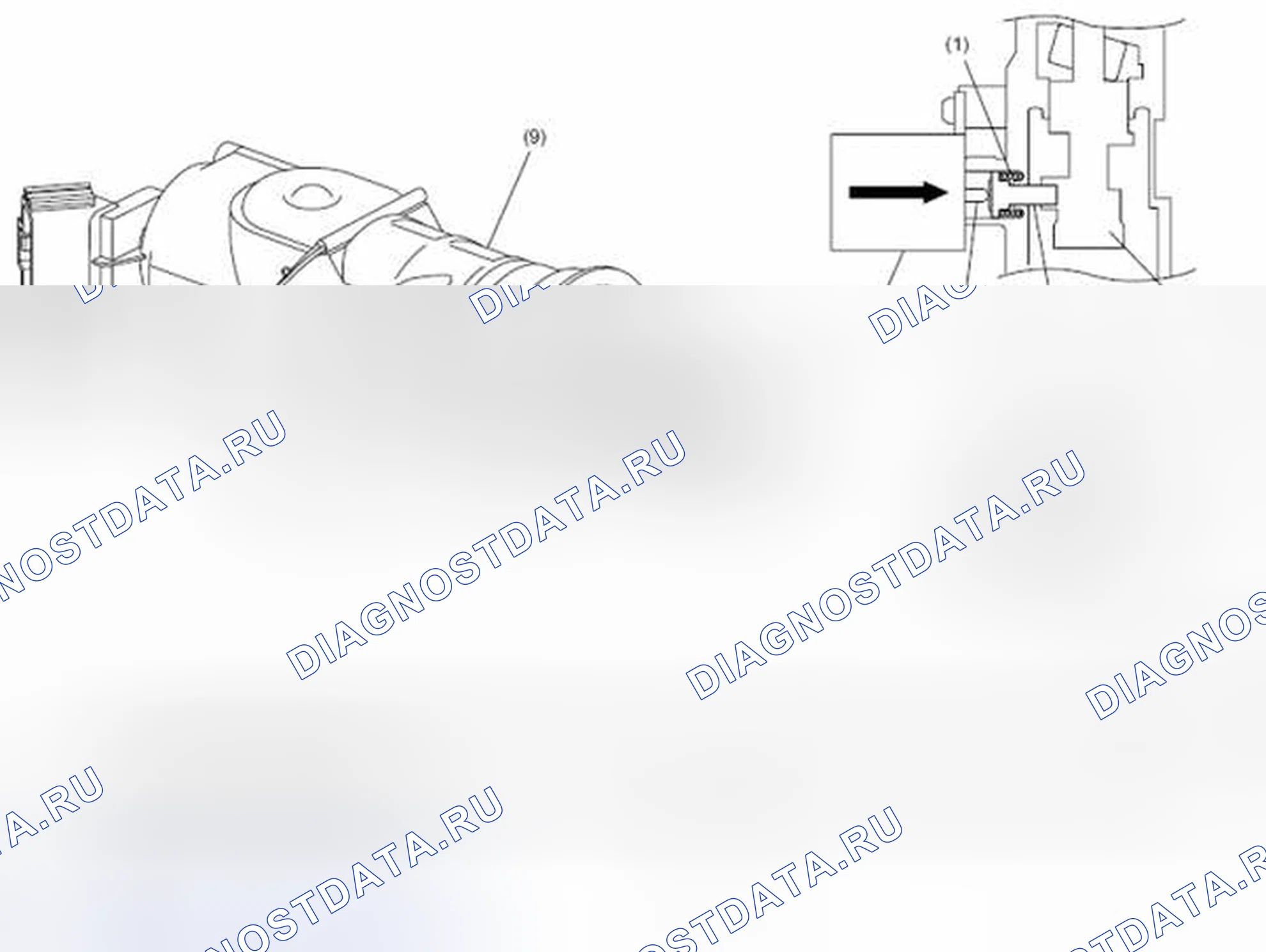 Рис. 243: ФУНКЦИЯ БЛОКИРОВКИ КЛАВИШ. Subaru Tribeca WX рестайлинг