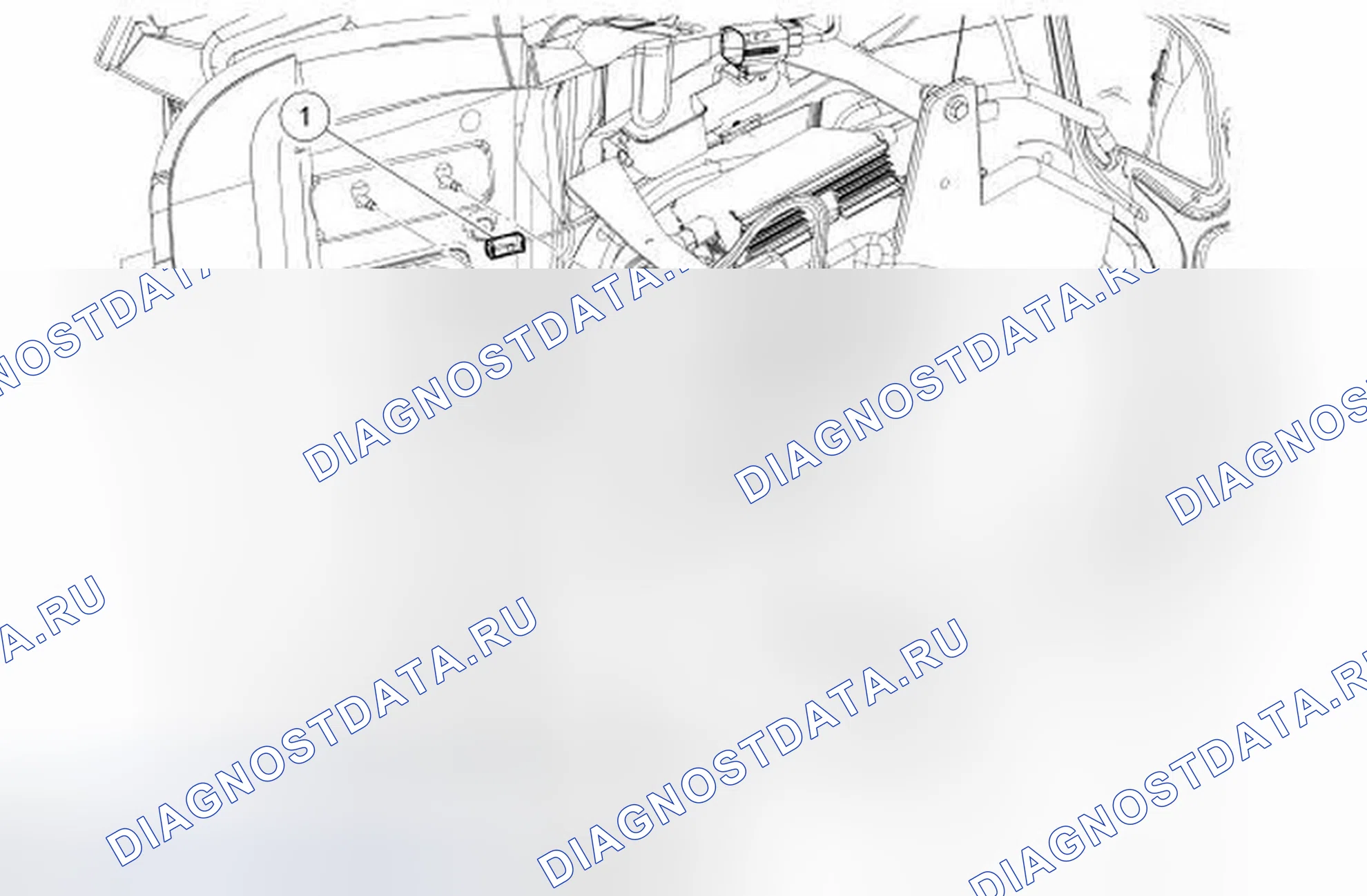 Рис. 35: Модуль спутниковой цифровой аудио-приемной системы (SDARS). Ford Focus II рестайлинг