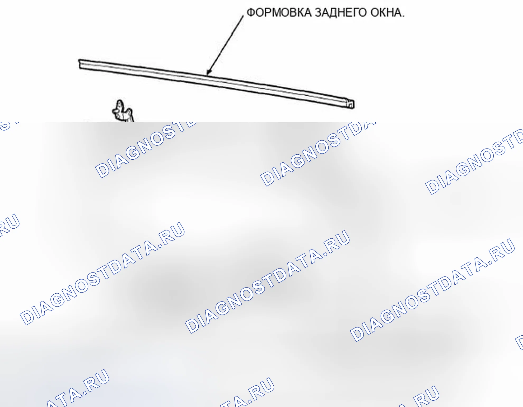 Рис. 32: Разборка / повторная сборка стекла люка. Honda Pilot II
