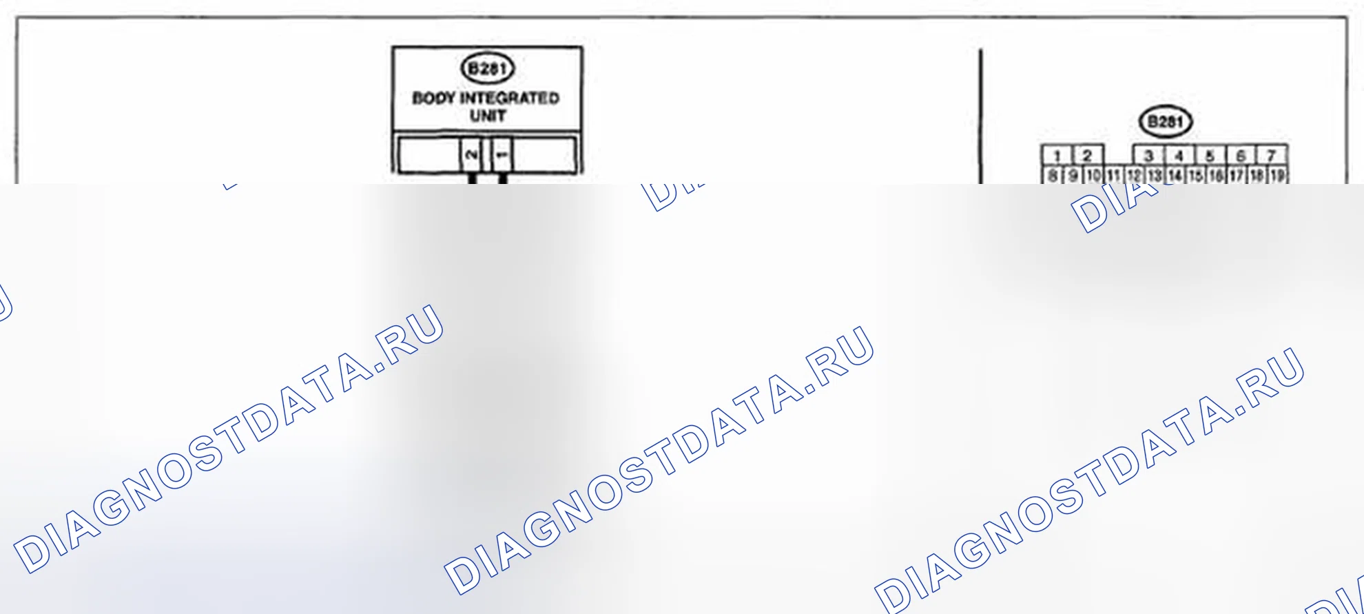 Рис. 47: электросхема. Subaru Outback BR рестайлинг