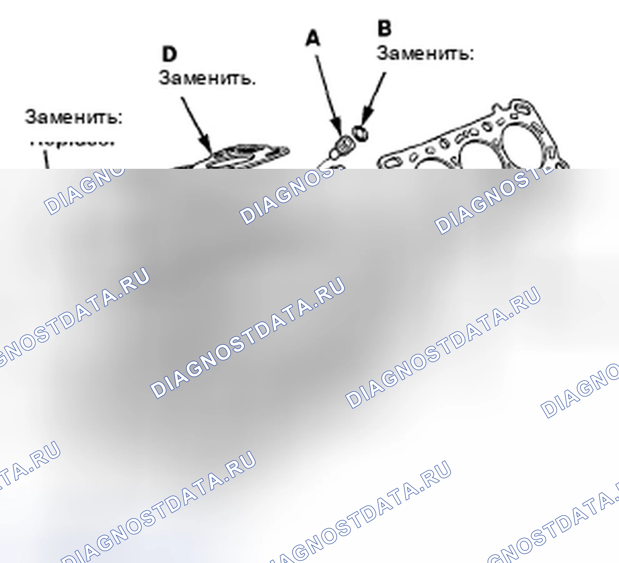 Рис. 162: Установка головки цилиндров. Honda Accord VIII