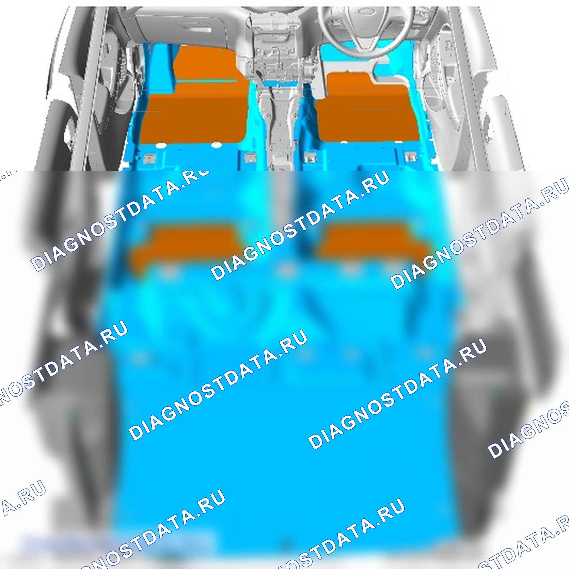 Как снять и установить напольное покрытие. Ford EcoSport II