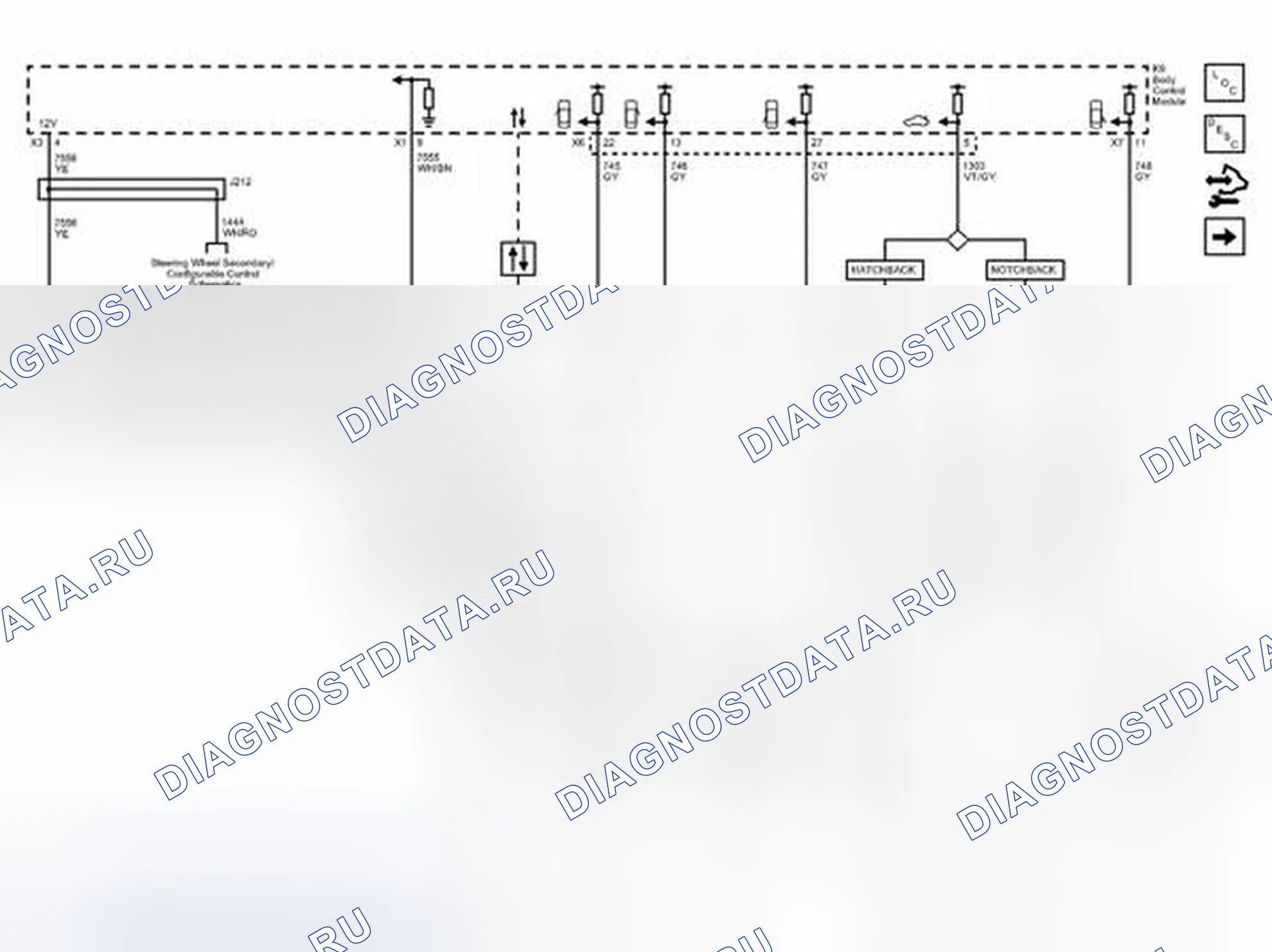 Рис. 8: Органы управления. Chevrolet Sonic I