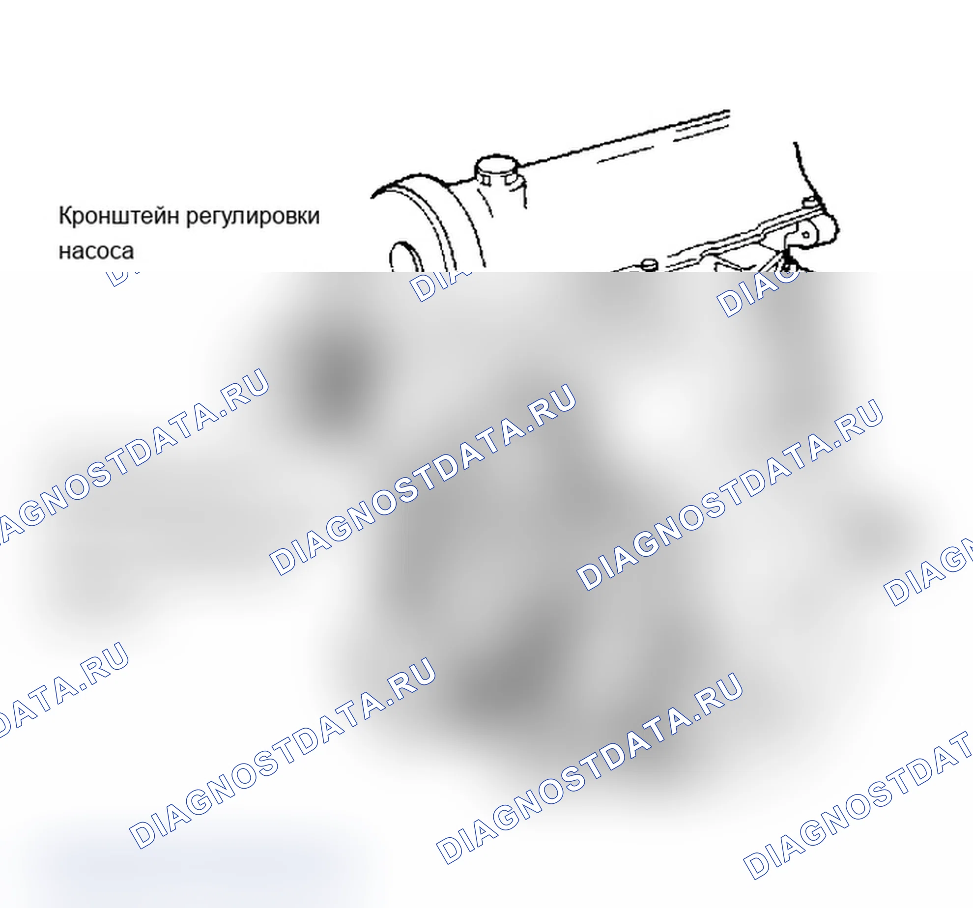Рис. 6: Демонтаж (2,5 л). Dodge Grand Caravan II