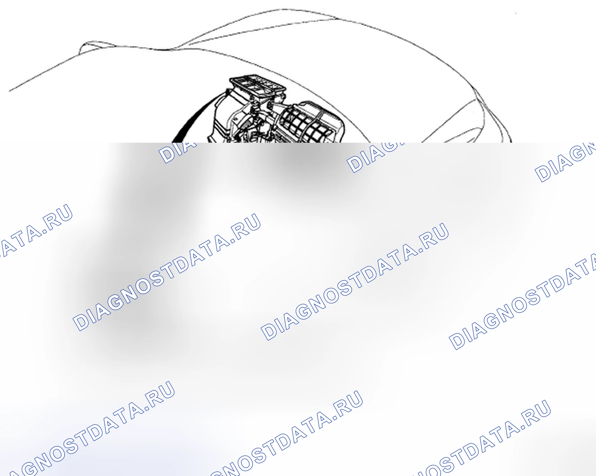 Рис. 66: РАСПОЛОЖЕНИЕ КОМПОНЕНТОВ. Hyundai Santa Fe II