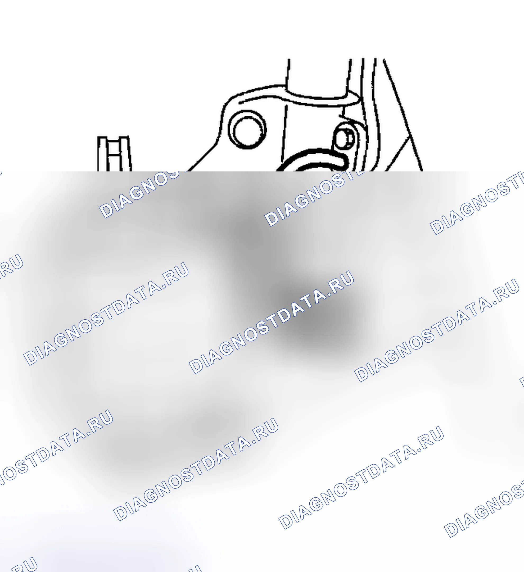 Рис. 101: ШЛАНГ ПЕРЕДНЕГО ТОРМОЗА. Subaru Legacy BL/BP рестайлинг