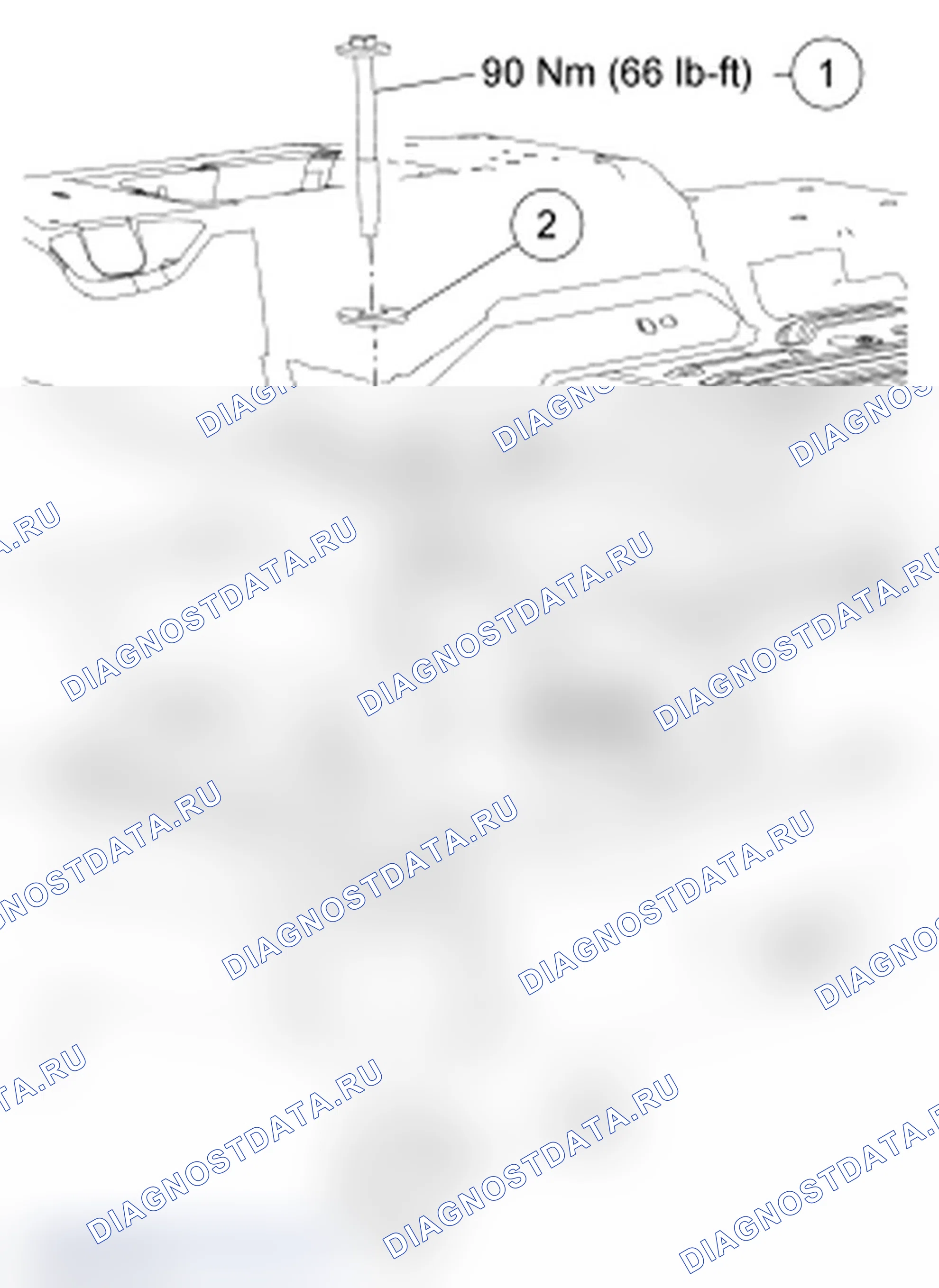 Рис. 9: Опора для тела - номер 1. Ford Explorer IV