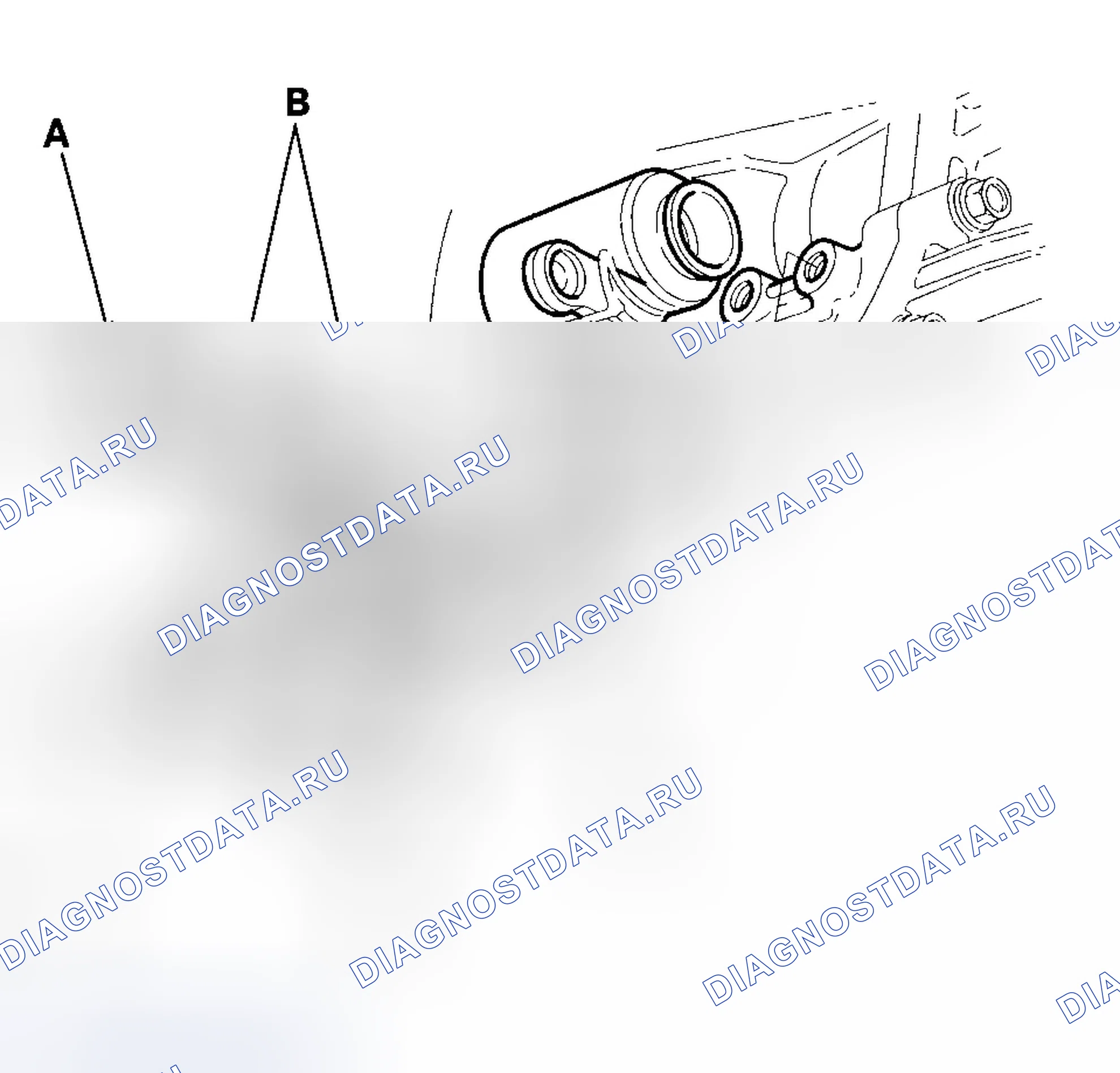 Рис. 9: Замена ведомого цилиндра. Honda S2000 AP1