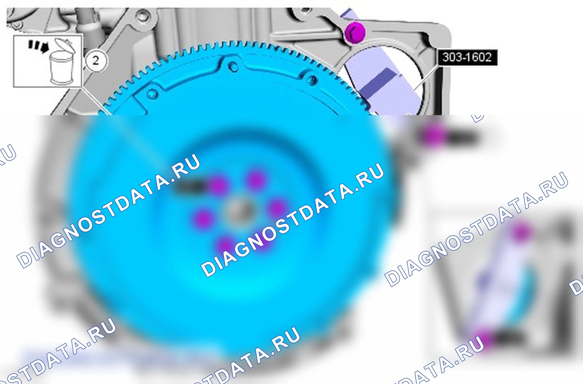 Разборка двигателя. Ford Grand C-MAX II
