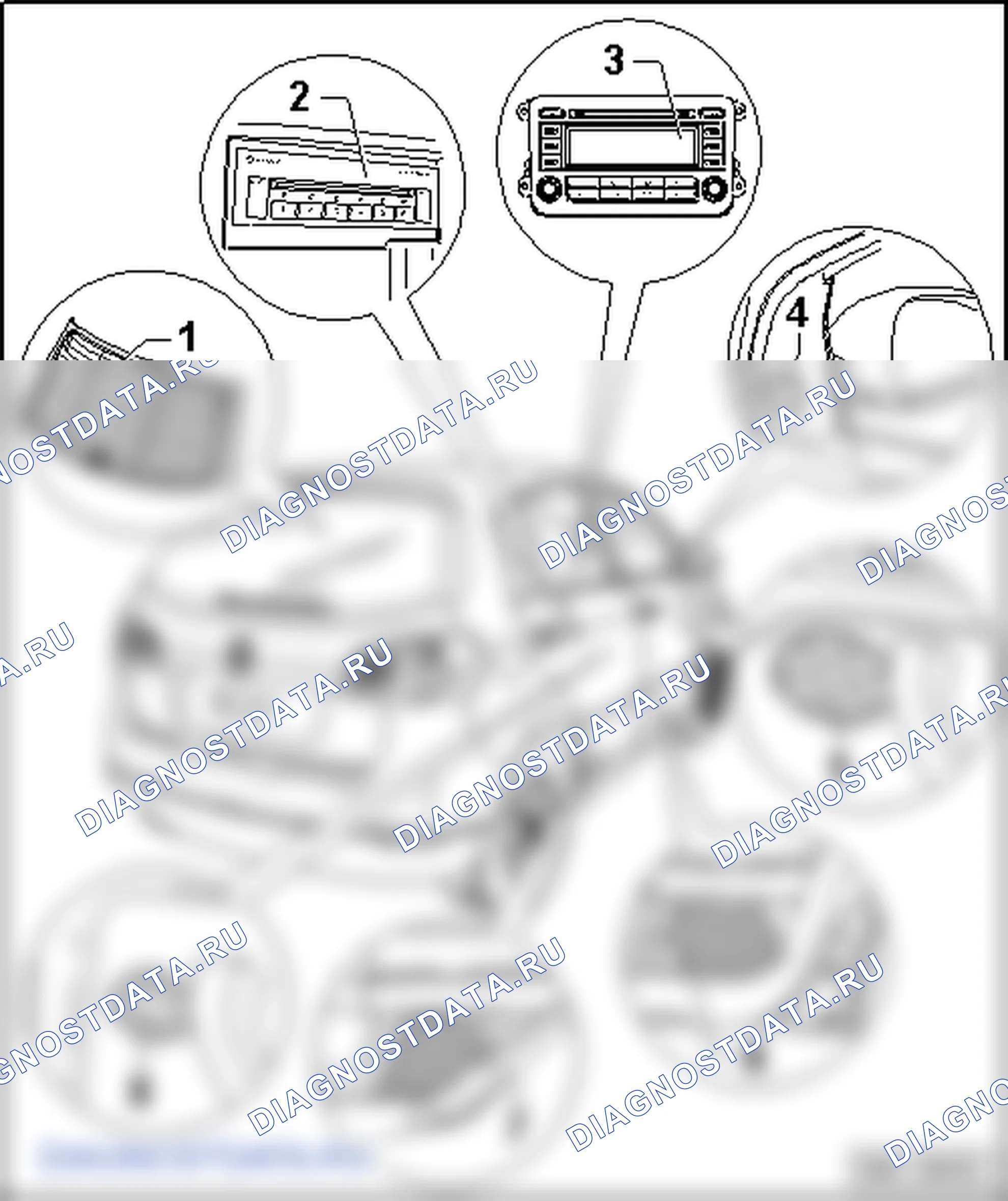 Магнитола «„RCD 300“». Volkswagen Golf Mk5