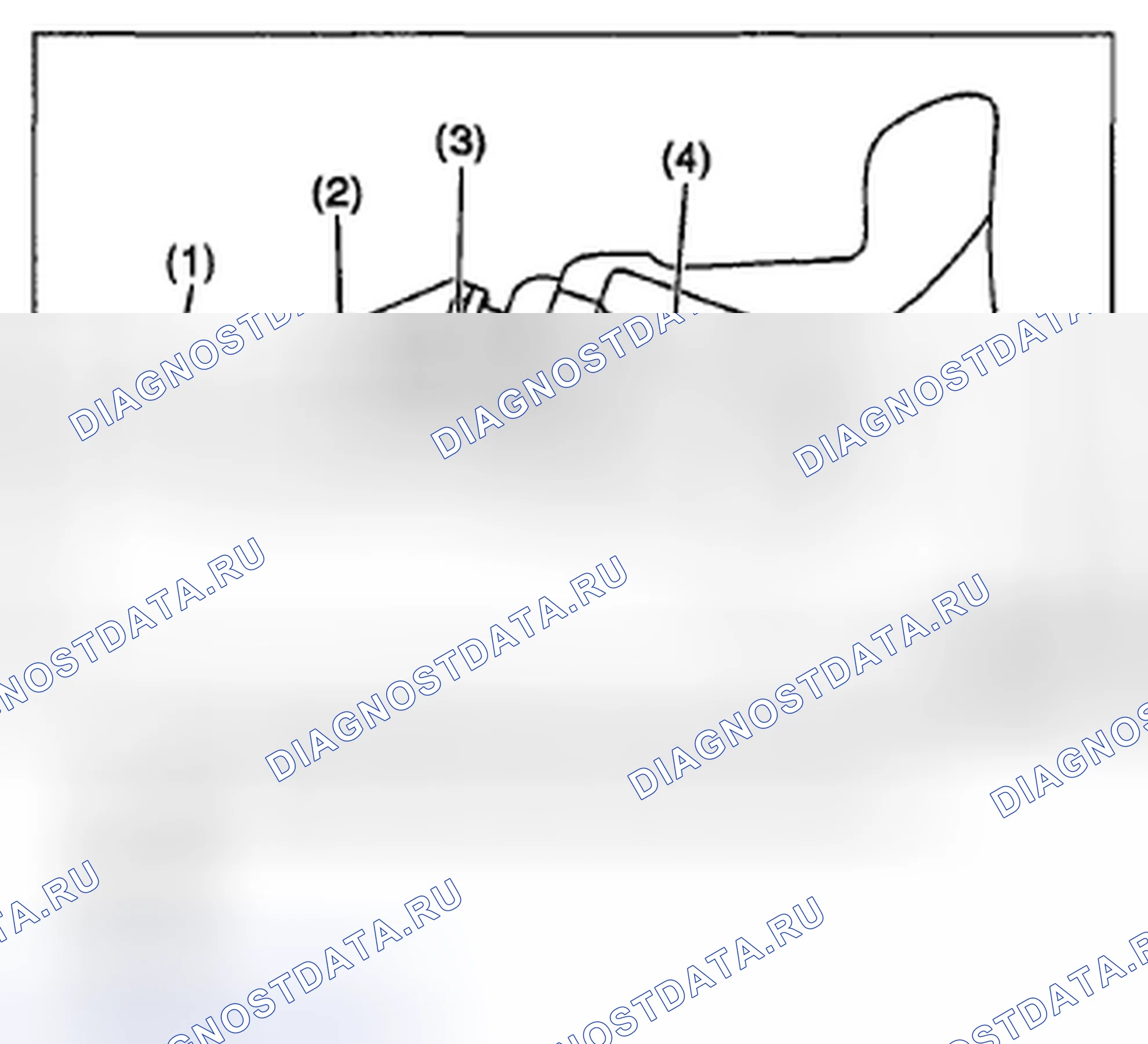Рис. 3: ПЕРЕДАТЧИК (ЗАЩЕЛКИВАЮЩЕГОСЯ ТИПА). Subaru Impreza WRX STI GR