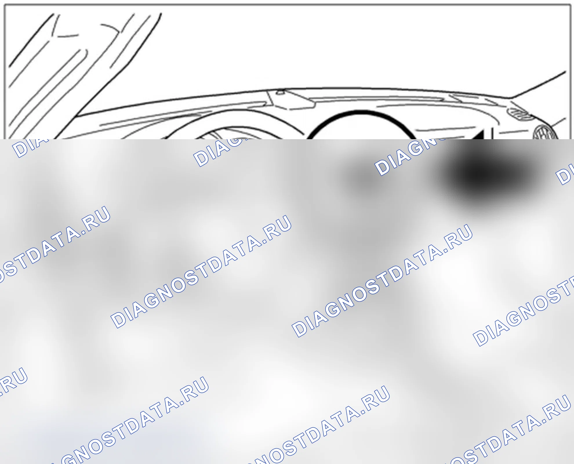 Рис. 58: Снятие выключателя аварийной световой сигнализации. Porsche Boxster S 987 рестайлинг