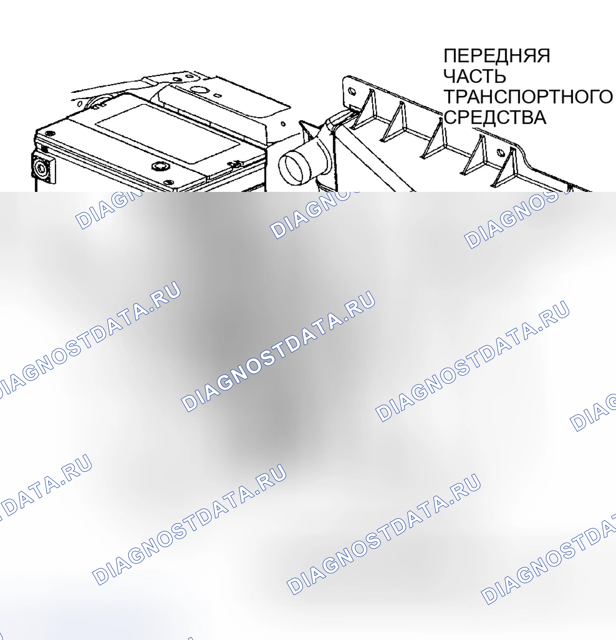 Рис. 15: Нижняя передняя часть двигателя (4,3 л VIN W). GMC Yukon Denali 