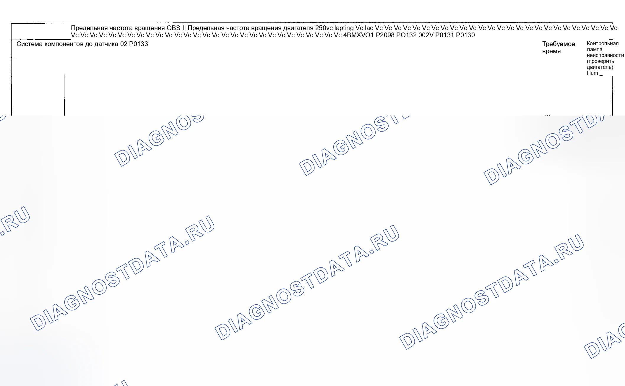 Рис. 45: Диагностика расшифровка кода ошибки (Cooper двигатель Type LEV Standard / проверка Group: 4BMXV01.6R50) - 4 из 16. MINI Cooper S I