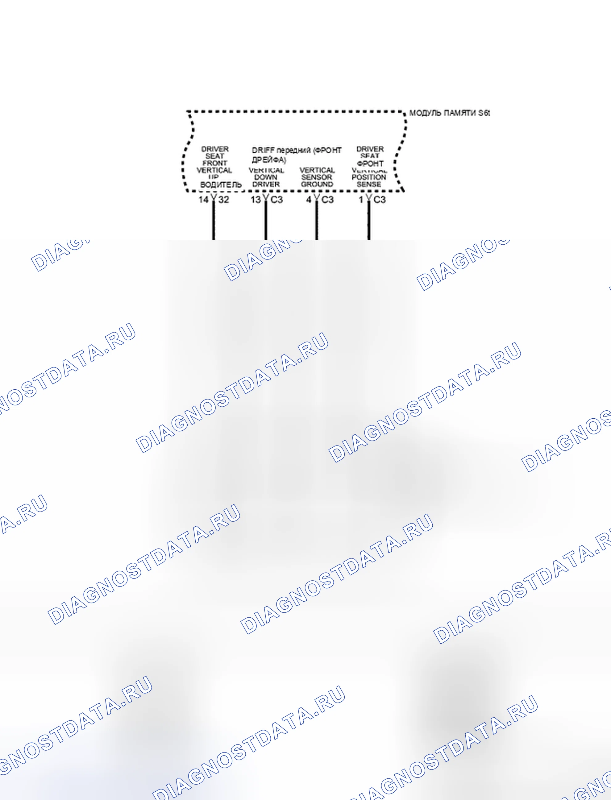 Рис. 20: Принципиальная схема. Chrysler Town & Country V