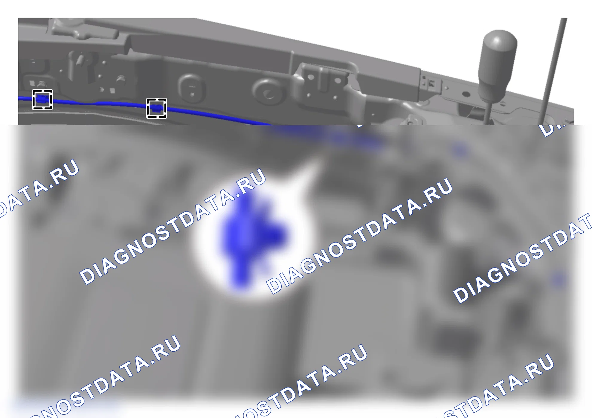Как снять и установить тягу замка капота двигателя — Tank 300. Tank 300 II