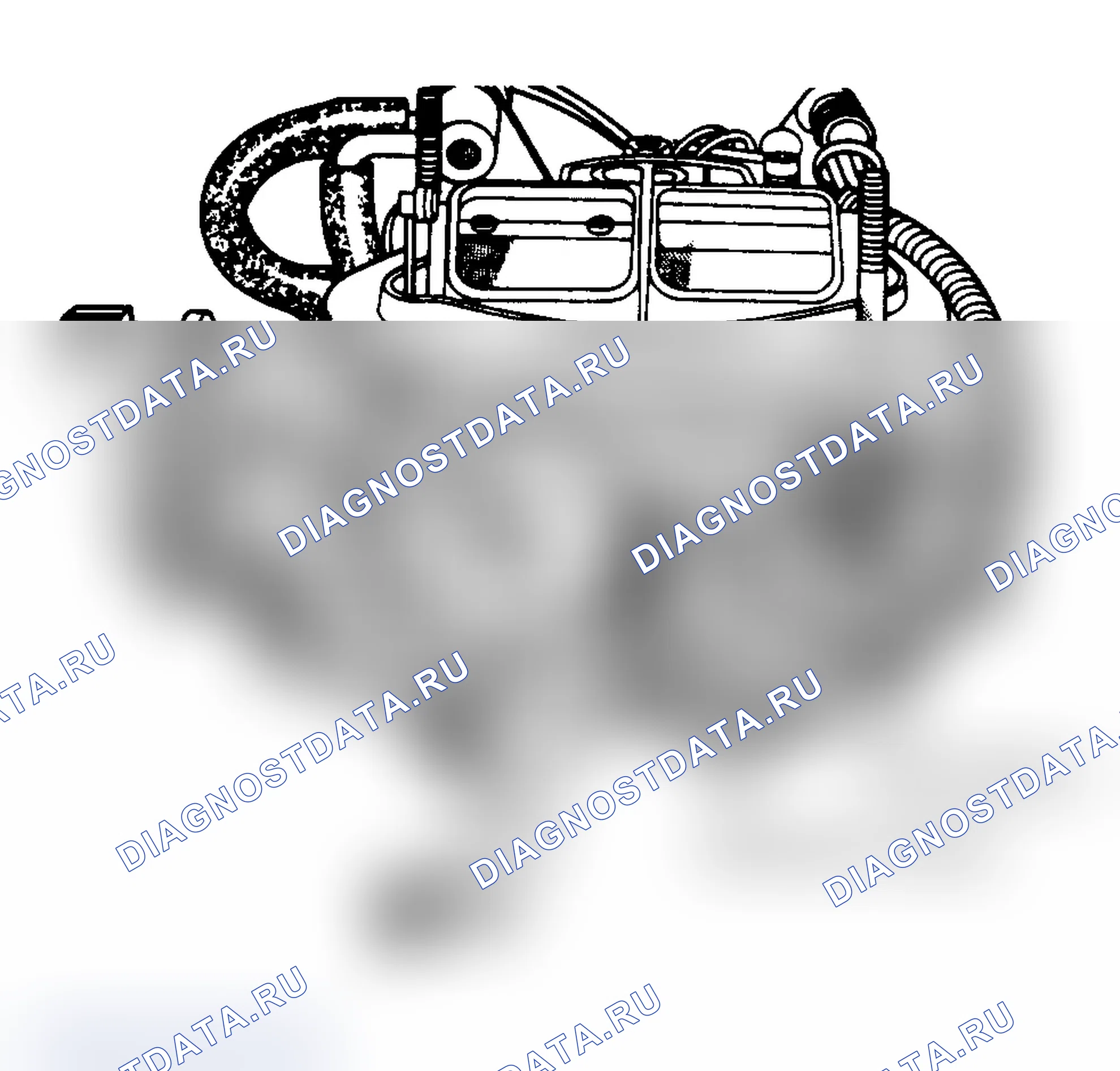 Рис. 268: Расположение переключателя карбюратора. Dodge Grand Caravan I