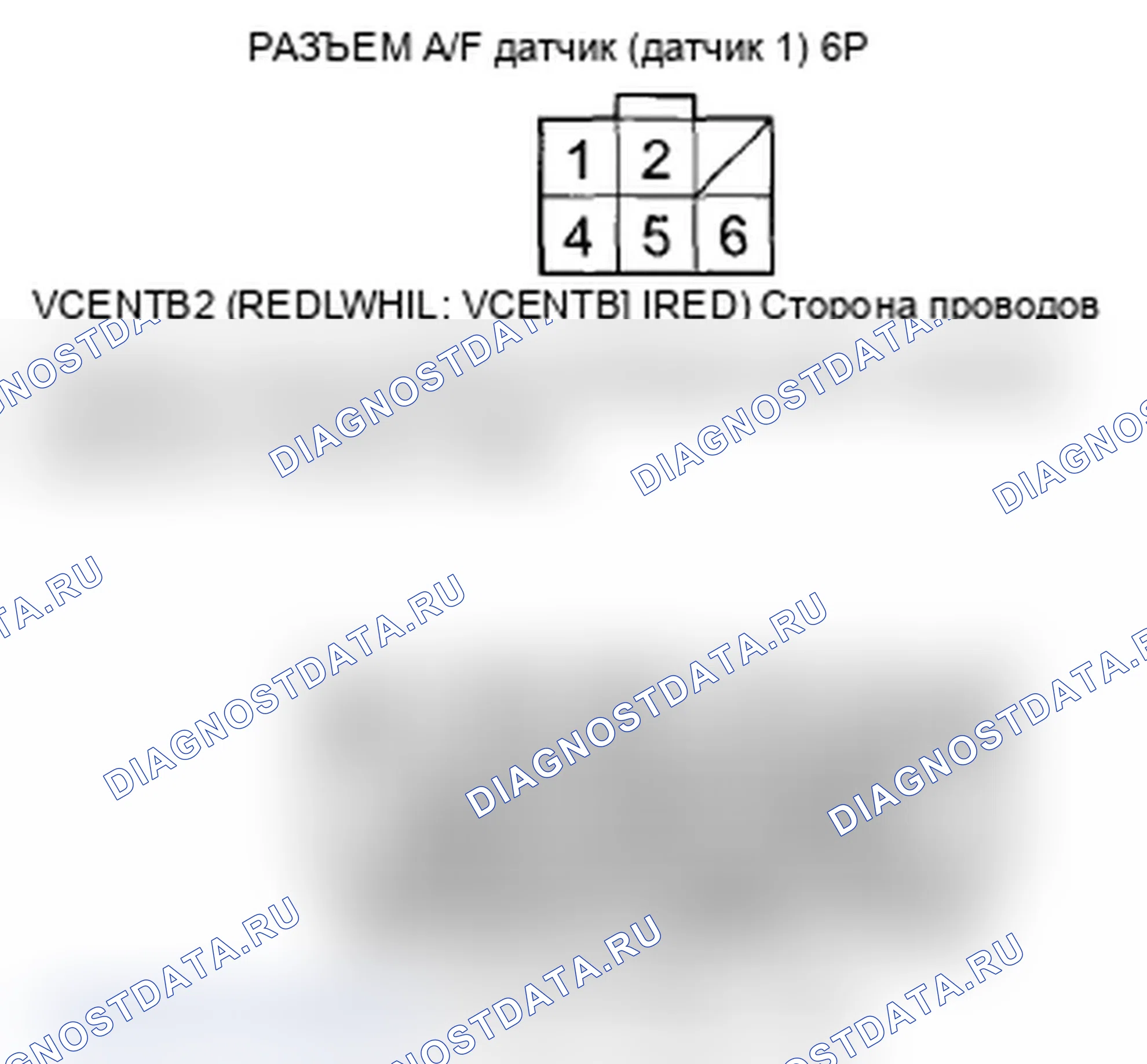 Рис. 298: P2243 расшифровка кода ошибки: высокое напряжение цепи VCENT заднего датчика A/F (блок 1, датчик 1); расшифровка кода ошибки P2247: Передний A/F Senso. Acura TL IV