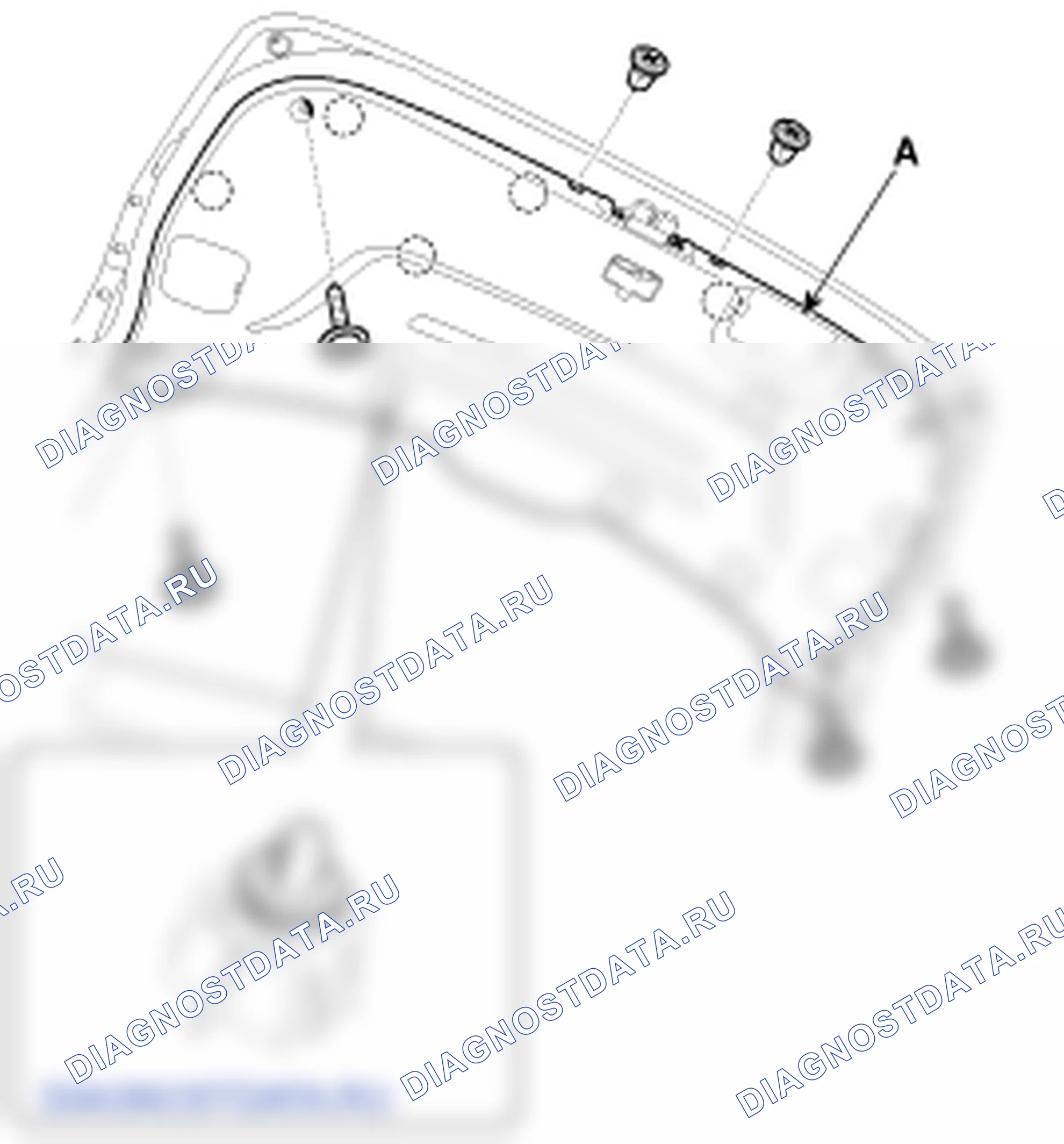 Замена облицовки двери багажника. Hyundai Santafe Sport DMA
